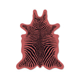 Zebra vinyl placemat