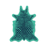 Zebra vinyl placemat