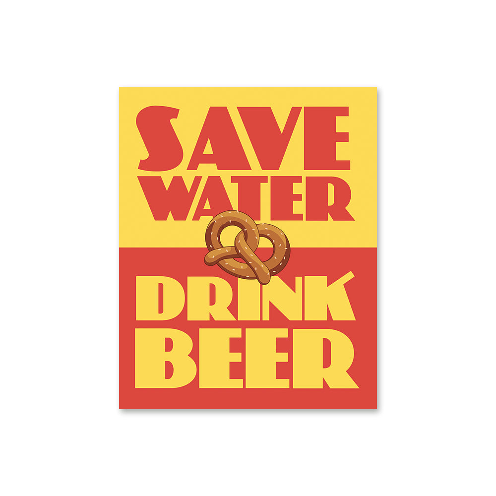 Affiche Save Water