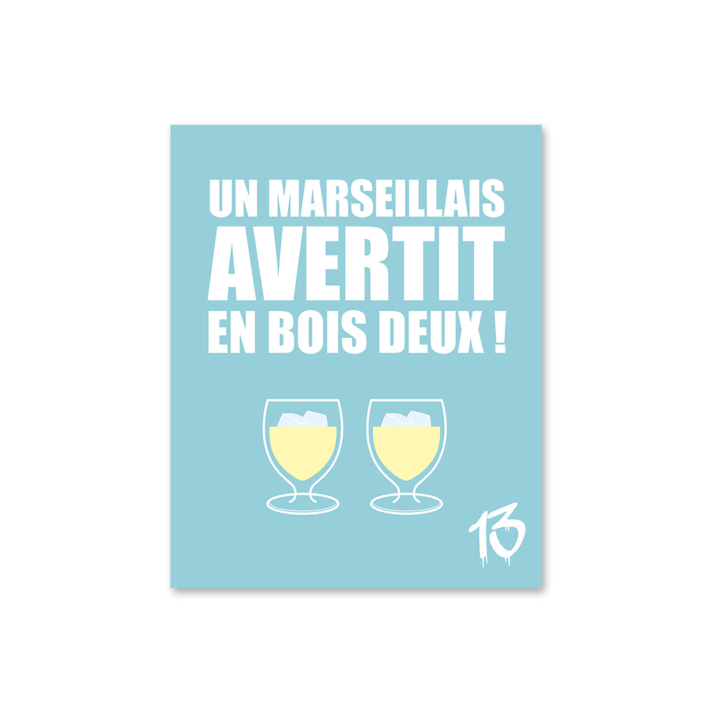 Affiche Marseillais Avertit