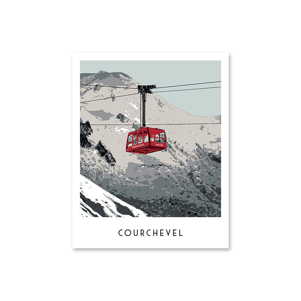 Affiche Courchevel