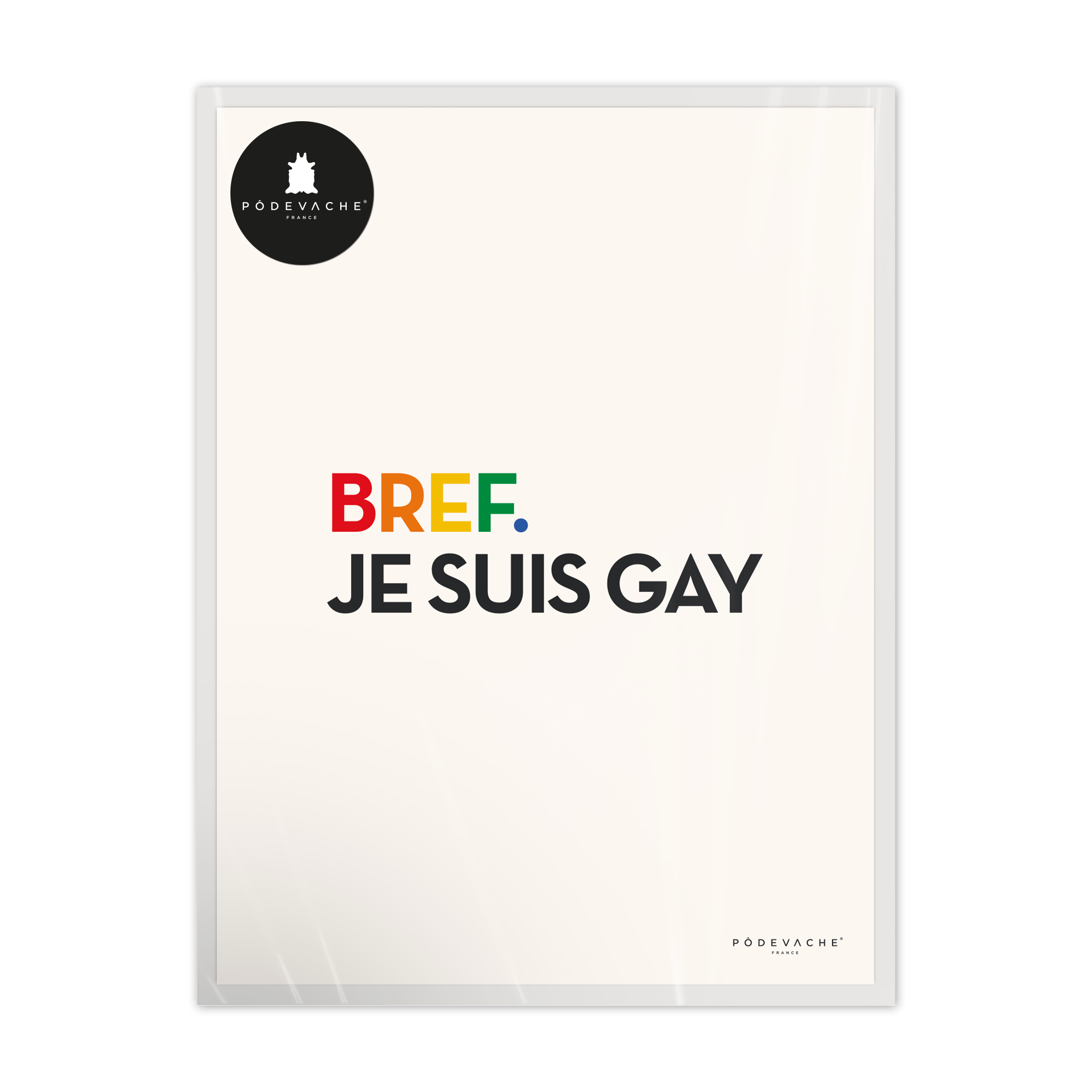 Affiche ou affiche encadrée Gay