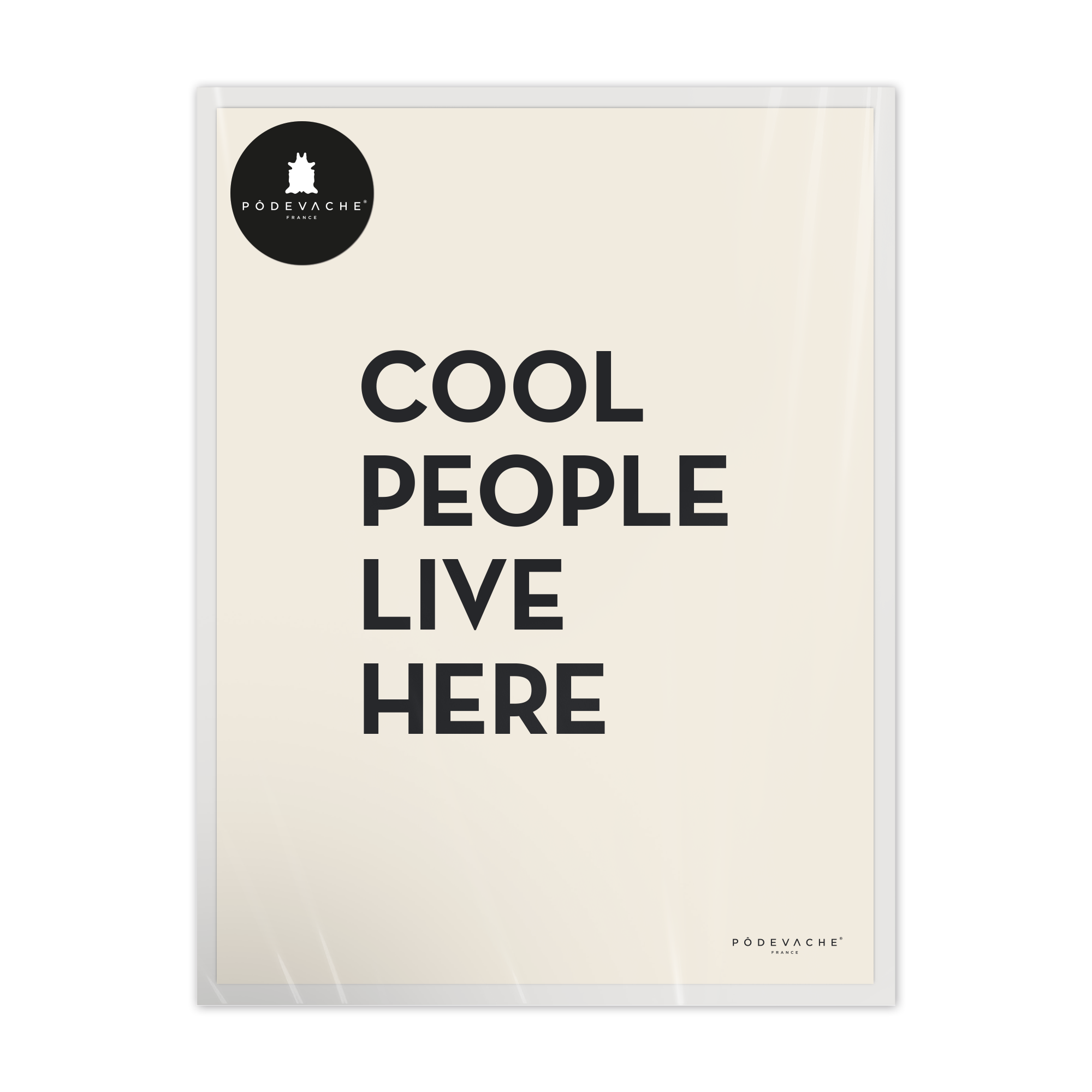 Affiche ou affiche encadrée Cool People
