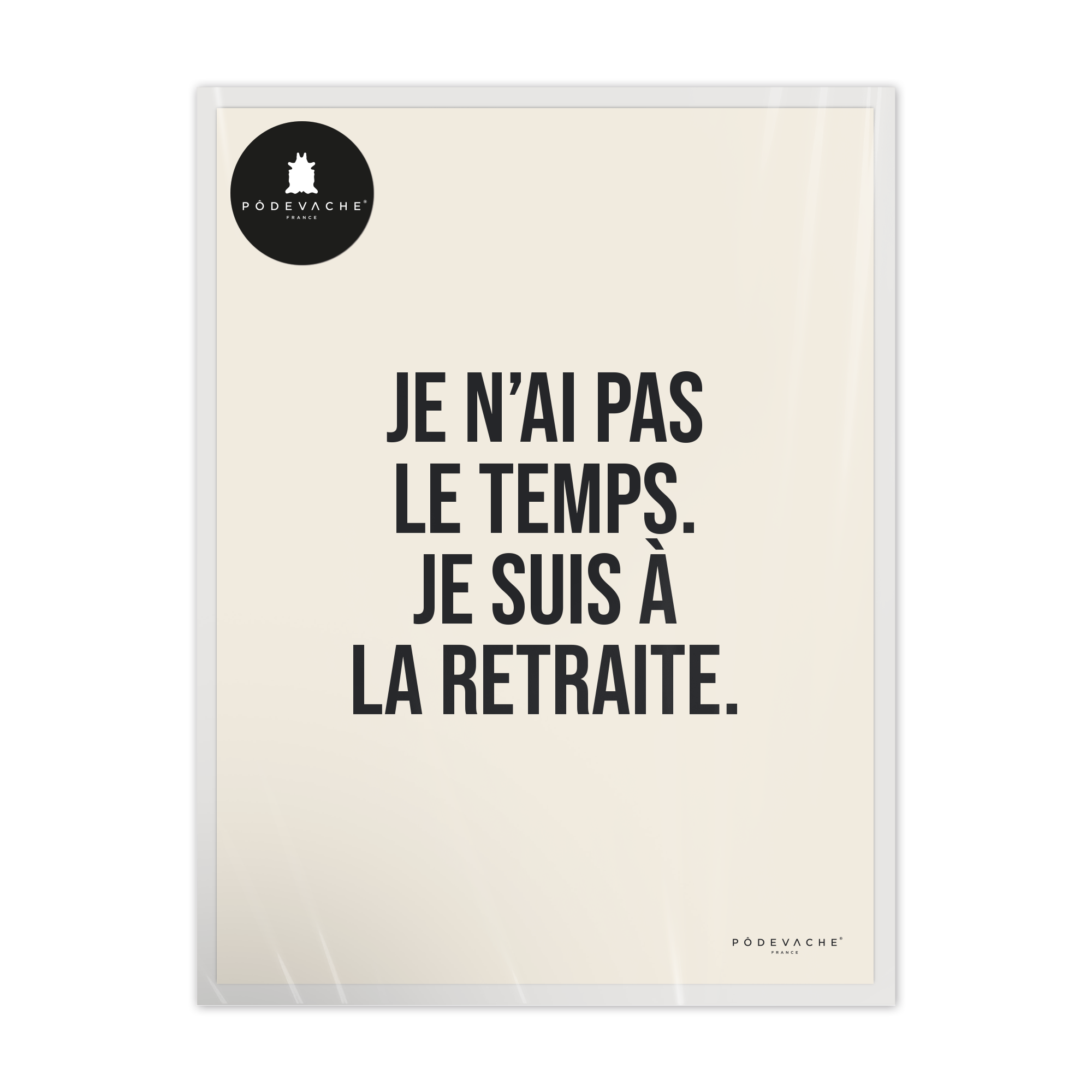 Affiche ou affiche encadrée Retraite