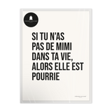 Affiche ou affiche encadrée Mimi