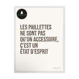 Affiche ou affiche encadrée Paillettes