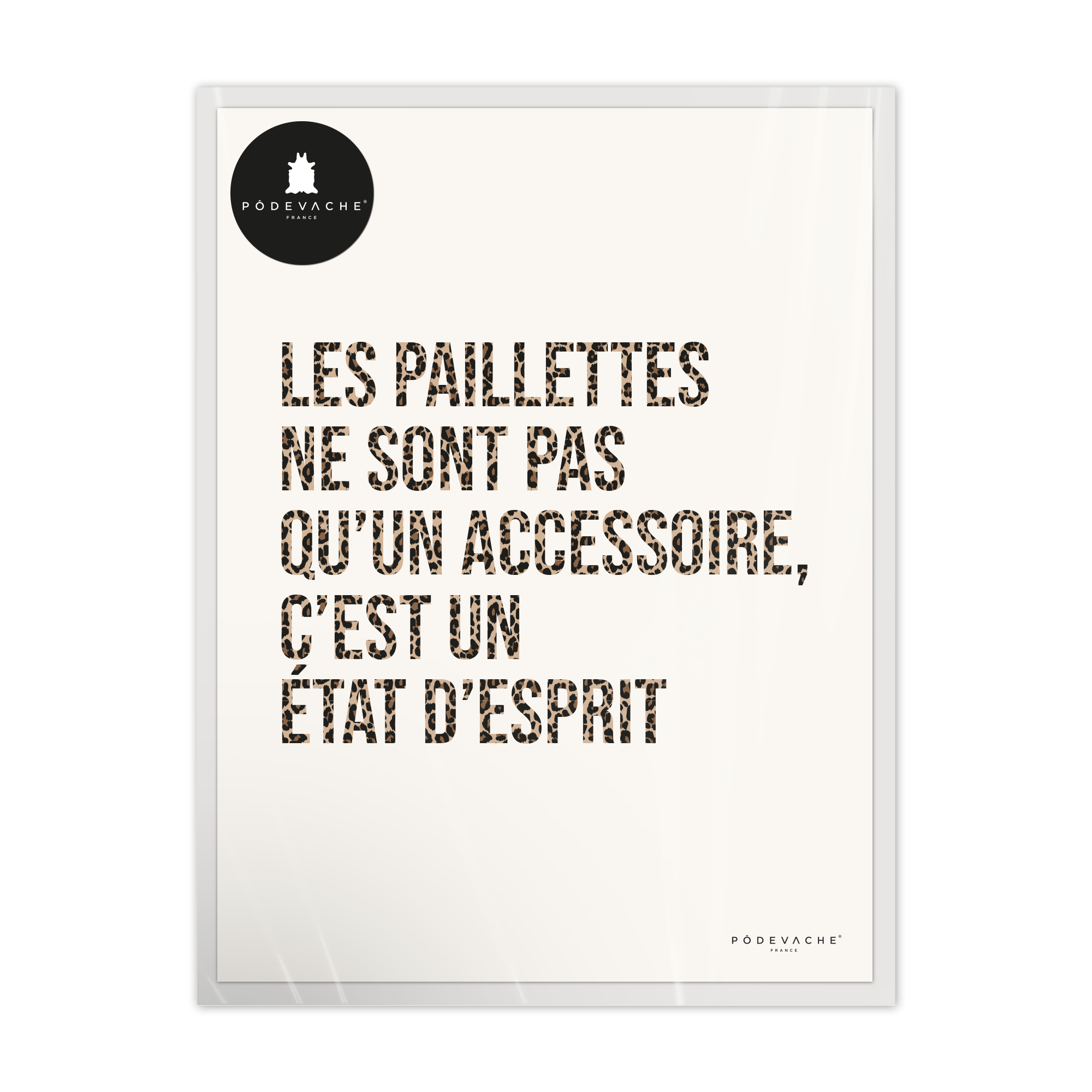 Affiche ou affiche encadrée Paillettes