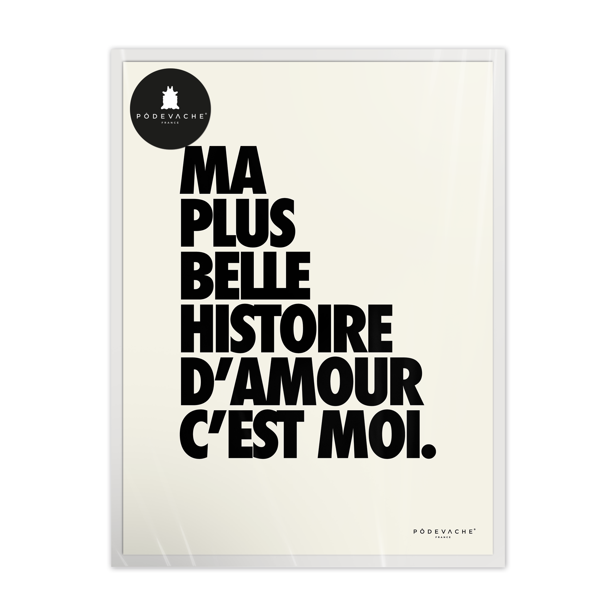 Affiche ou affiche encadrée Plus Belle Histoire