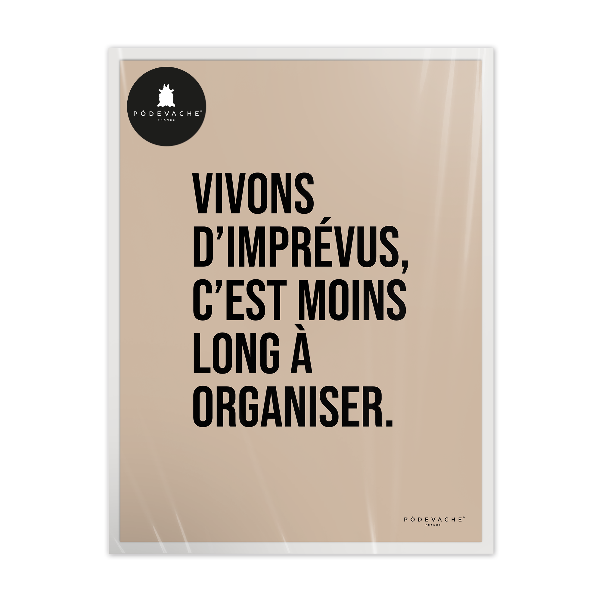 Affiche ou affiche encadrée Imprévus