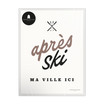 Affiche personnalisée Après Ski