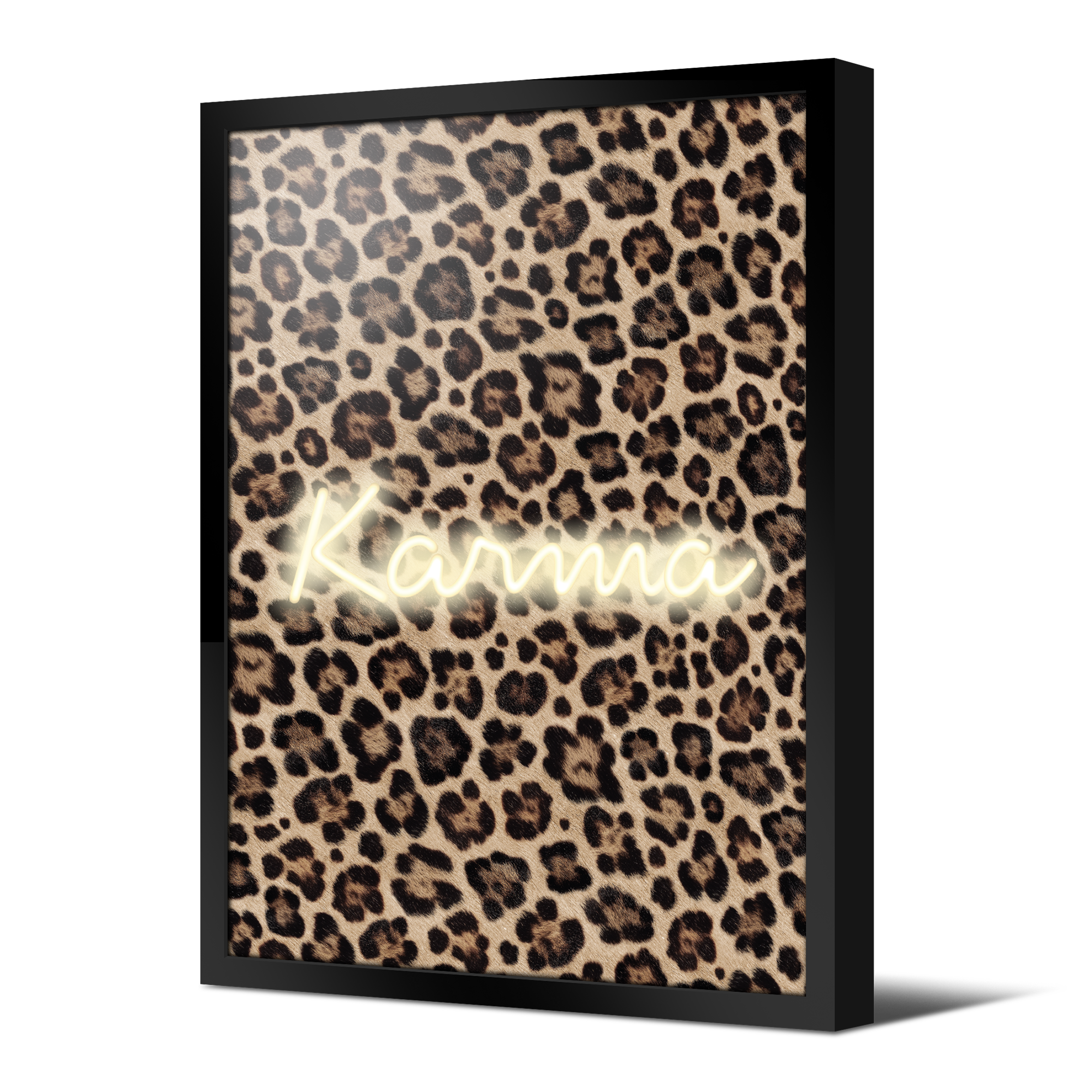 Tableau néon Leo Karma