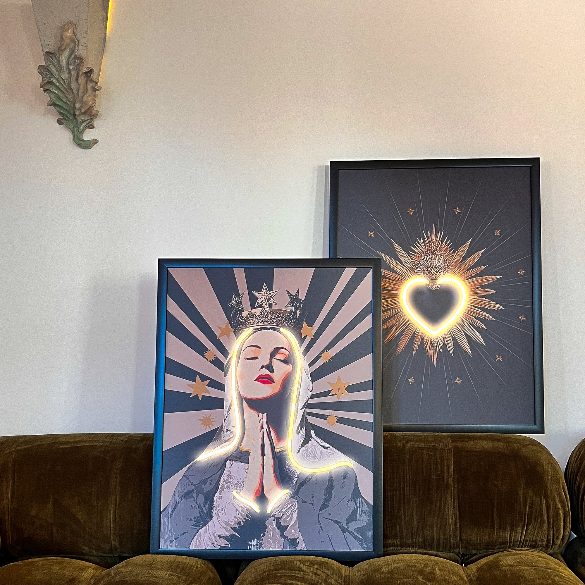 Tableau néon Virgen