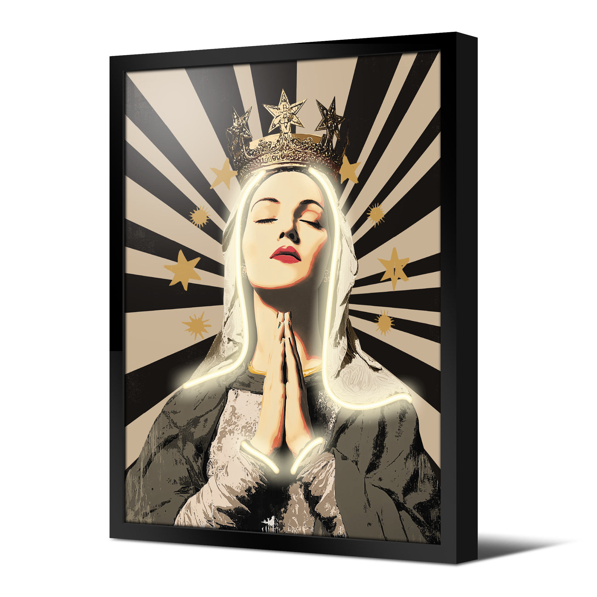 Tableau néon Virgen