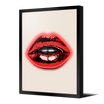 Tableau néon Red Lips