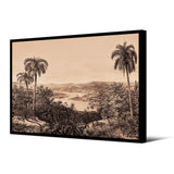 Tableau format paysage — modèle Braza, motif végétal et floral