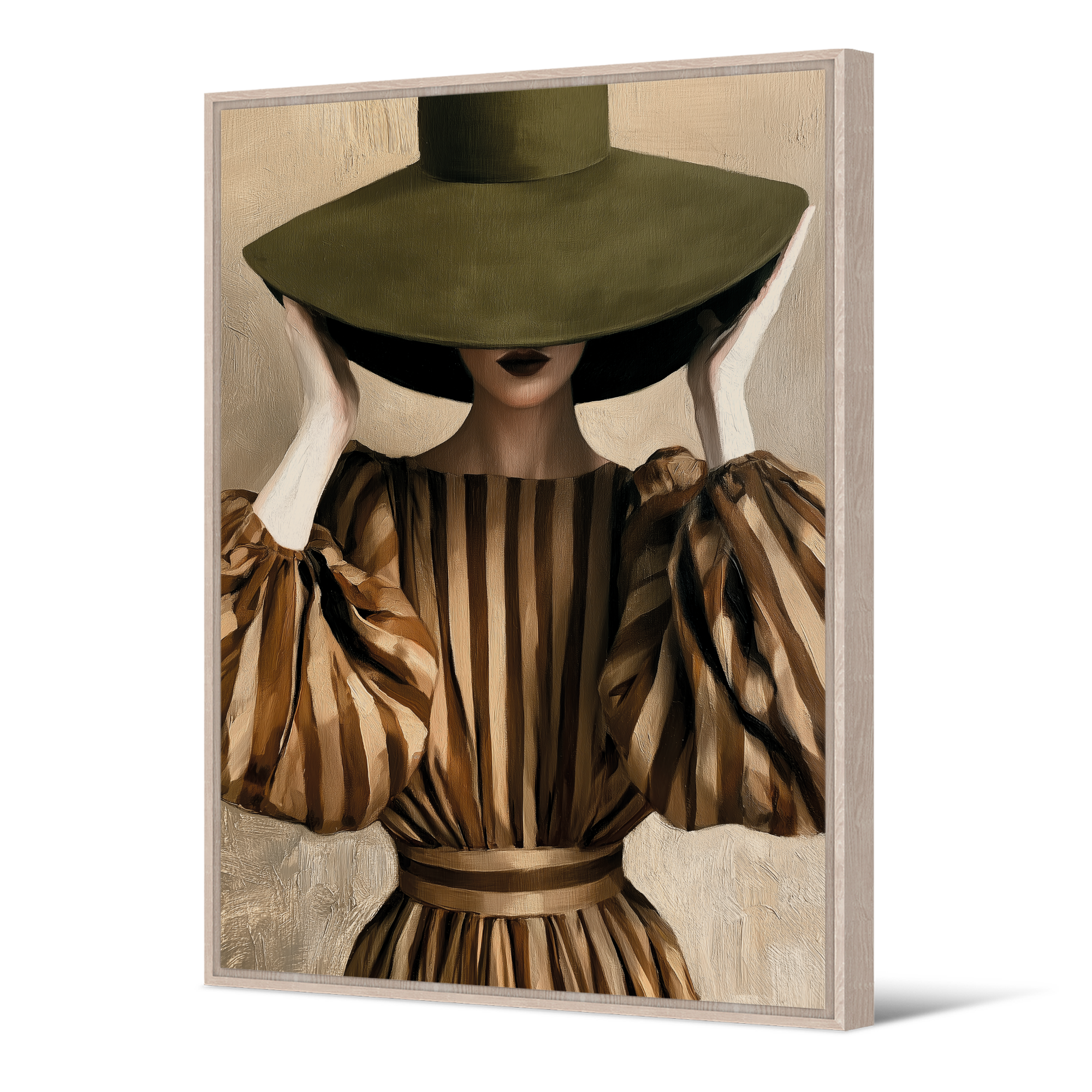Tableau Stripes Hat Woman