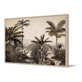 Tableau format paysage — modèle Jungle Pembi, motif végétal et floral