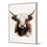 Tableau format portrait — modèle Vache Andermatt
