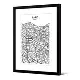 Image encadrée en papier — modèle Paris
