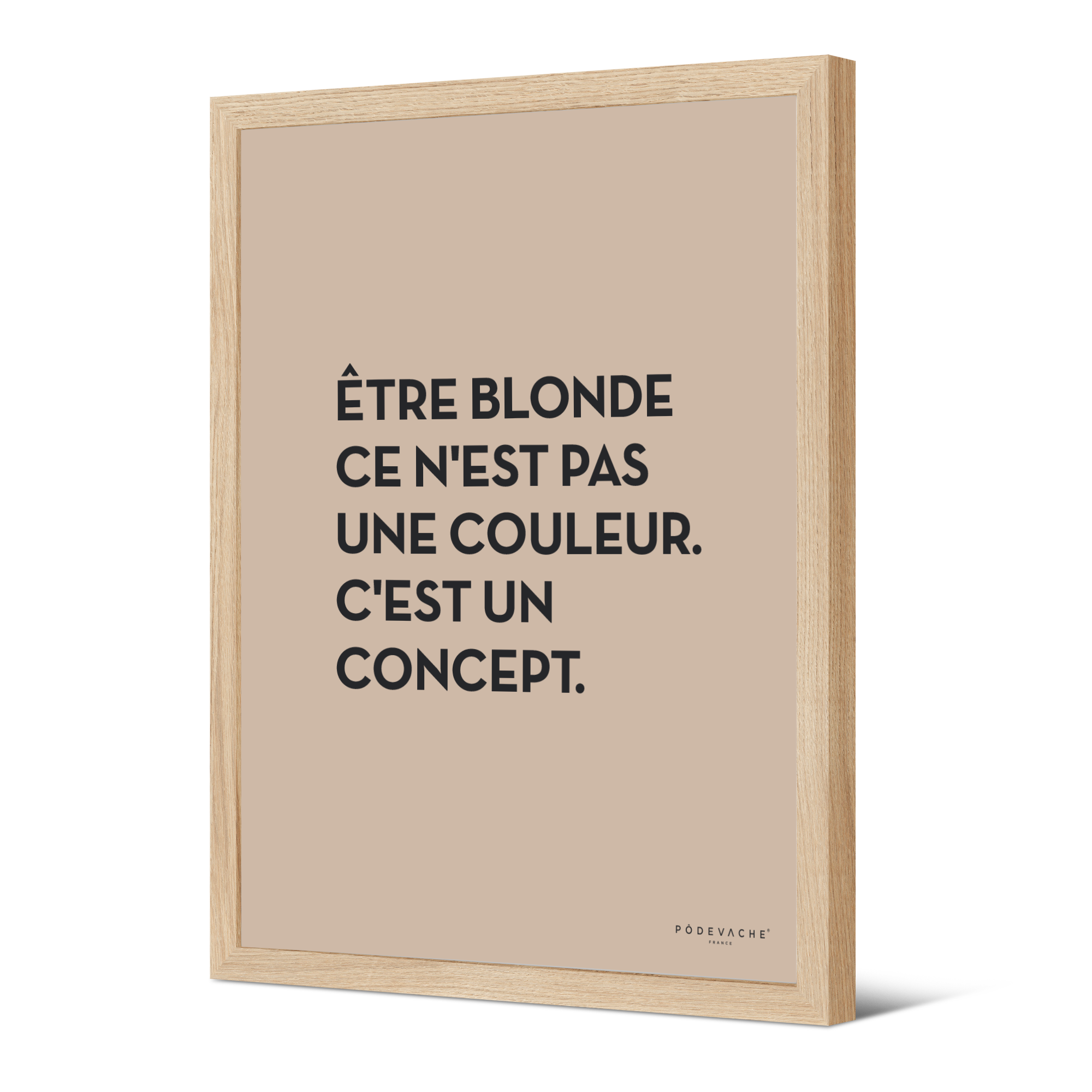 Affiche ou affiche encadrée Blonde