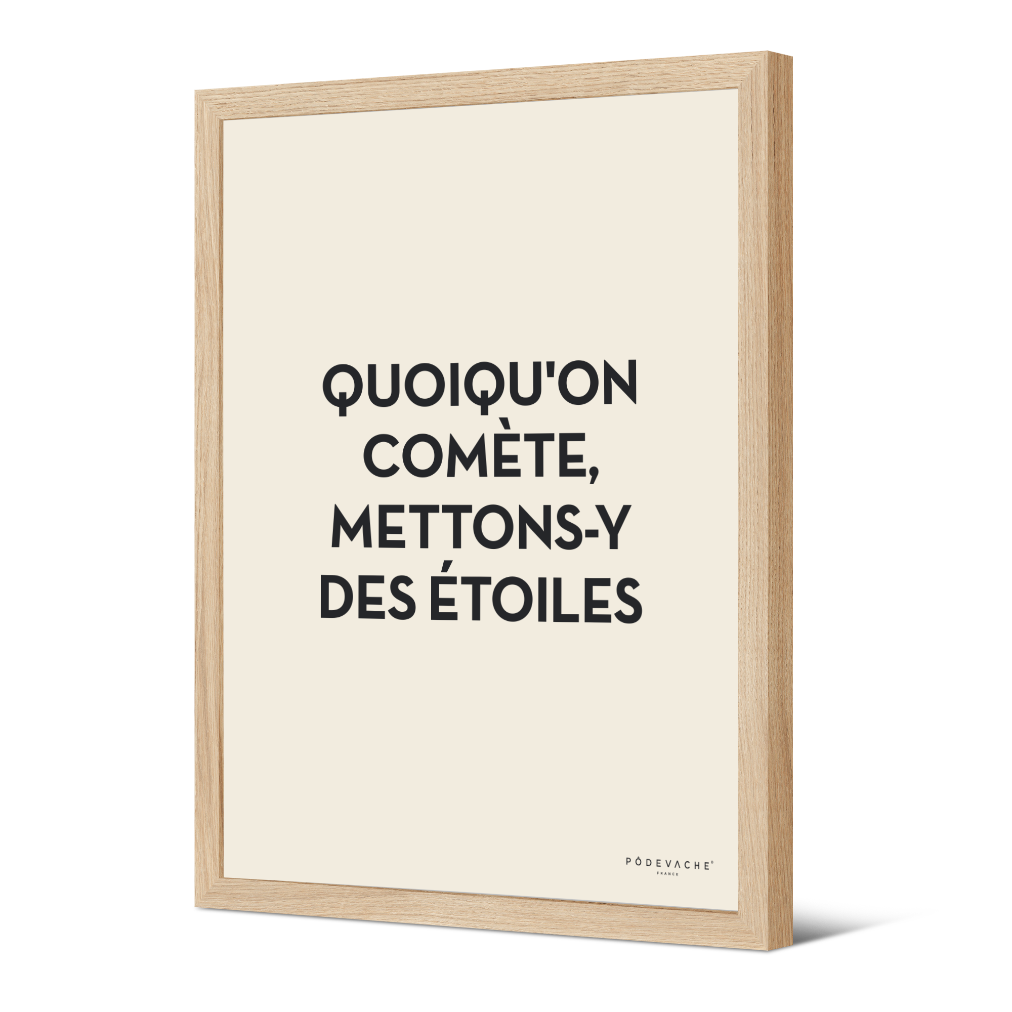 Affiche ou affiche encadrée Comète