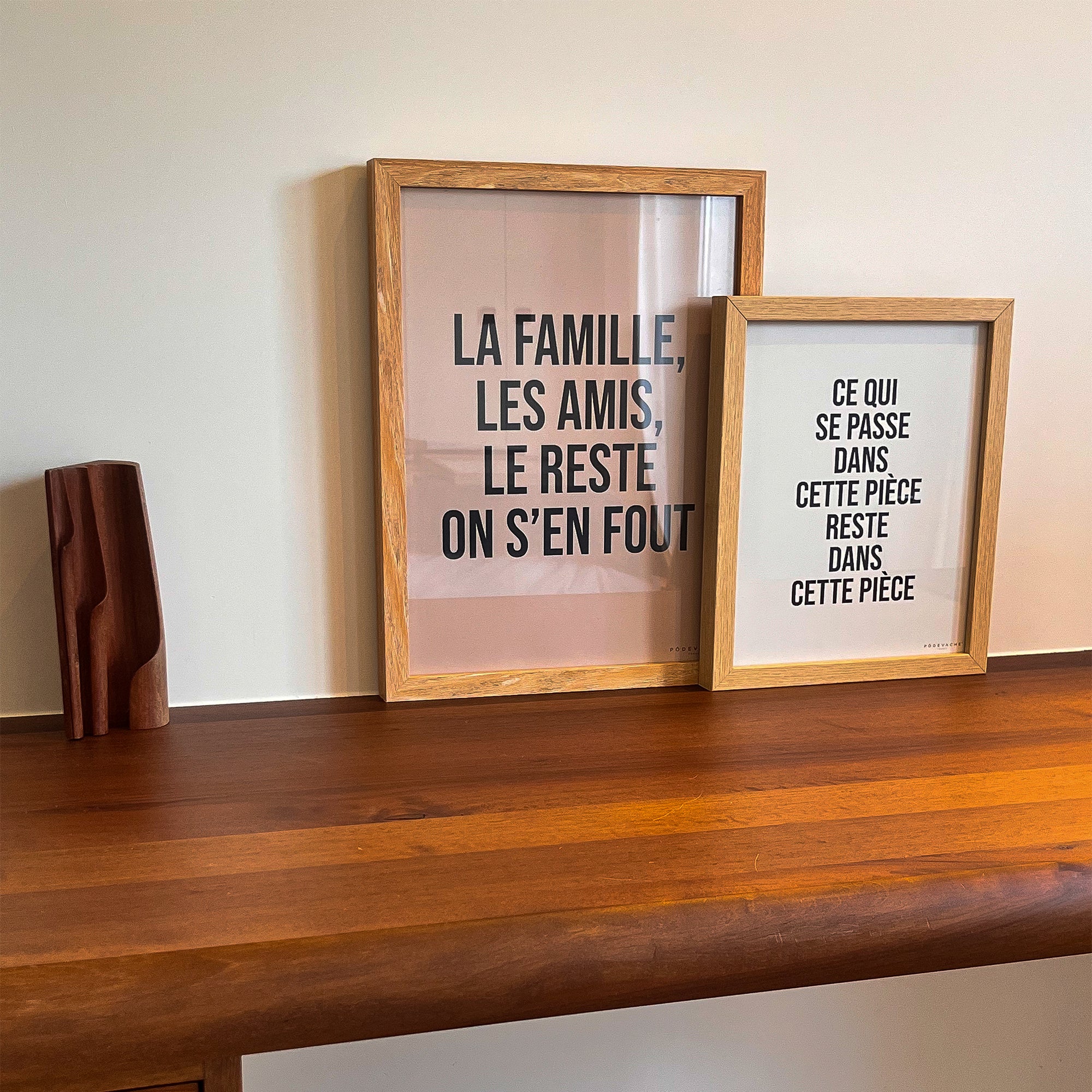 Affiche ou affiche encadrée Piece