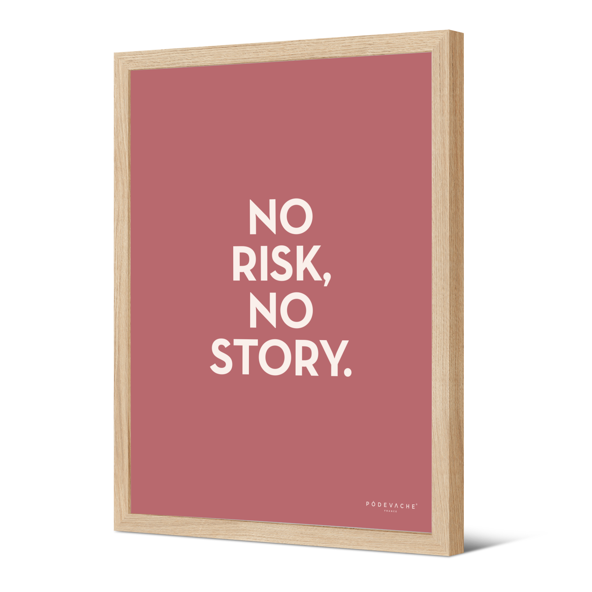 Affiche ou affiche encadrée No Risk