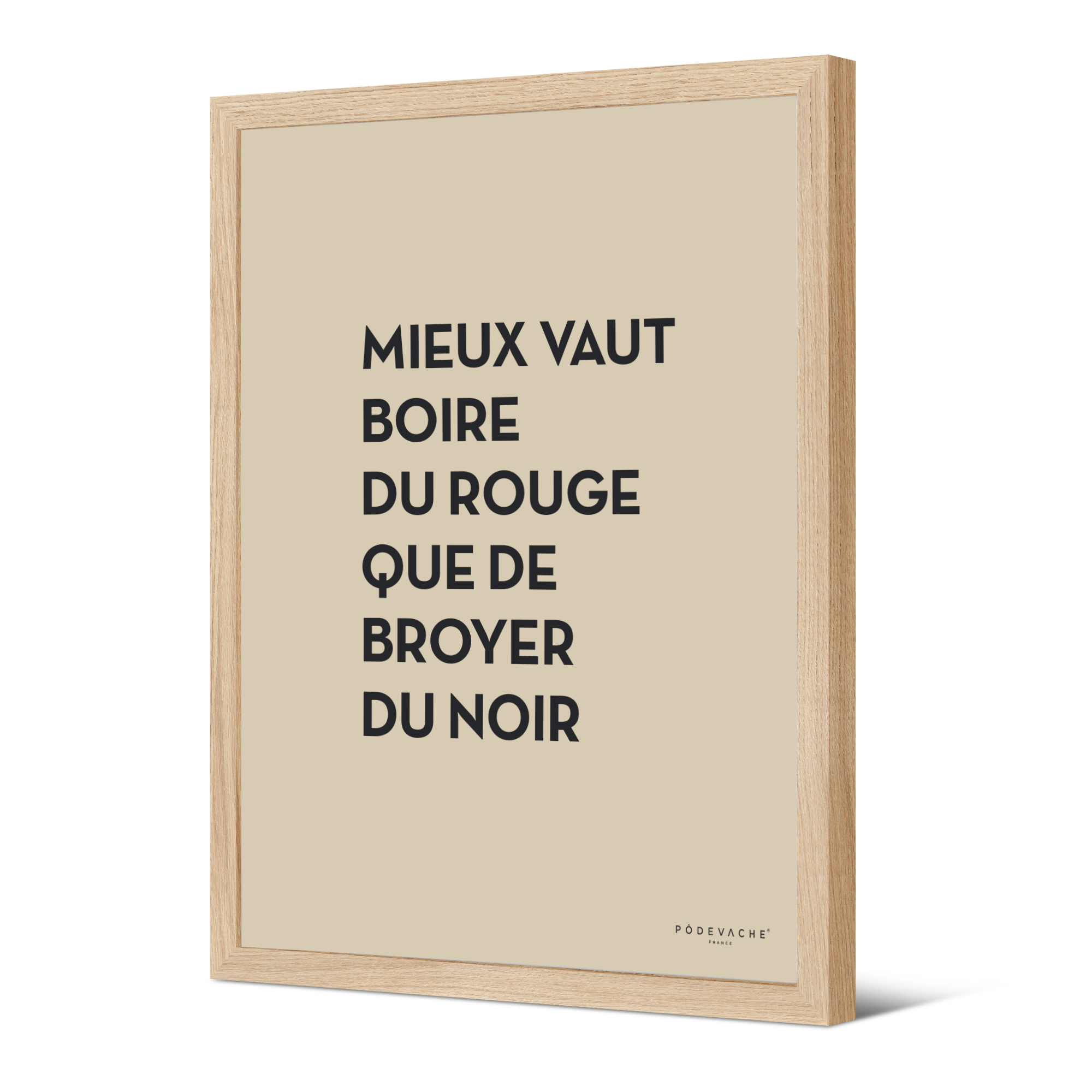 Affiche ou affiche encadrée Boire du Rouge