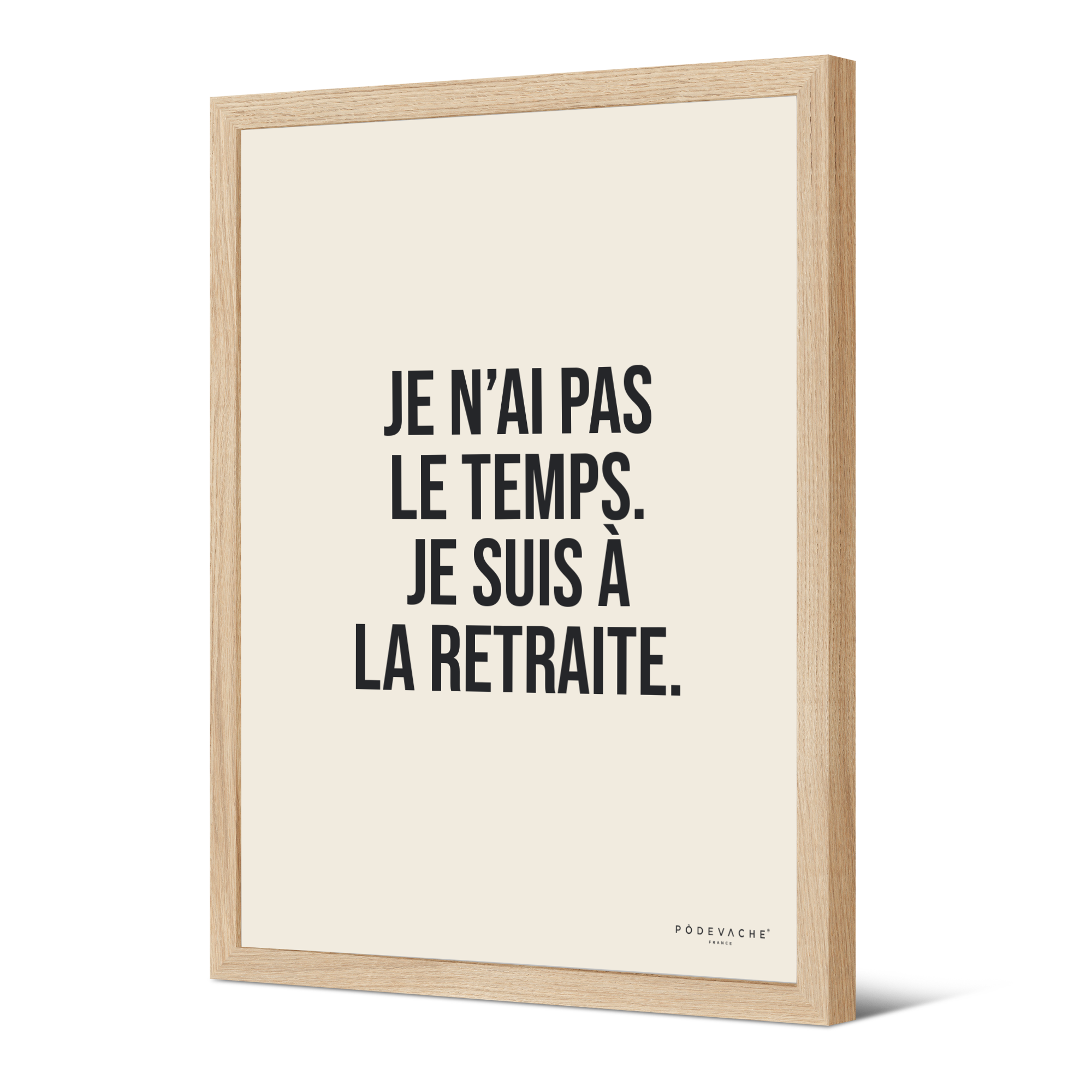 Affiche ou affiche encadrée Retraite