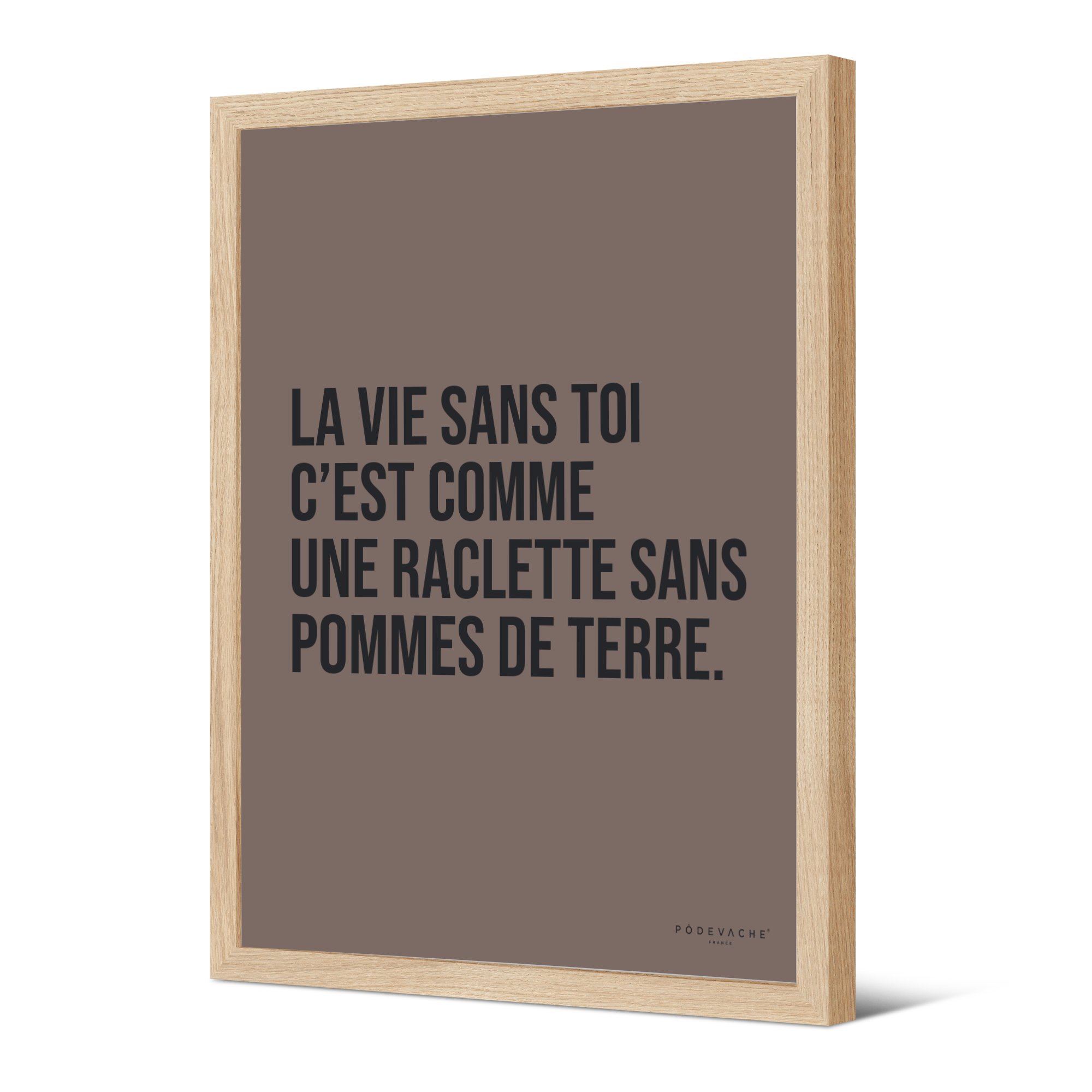 Affiche ou affiche encadrée Raclette