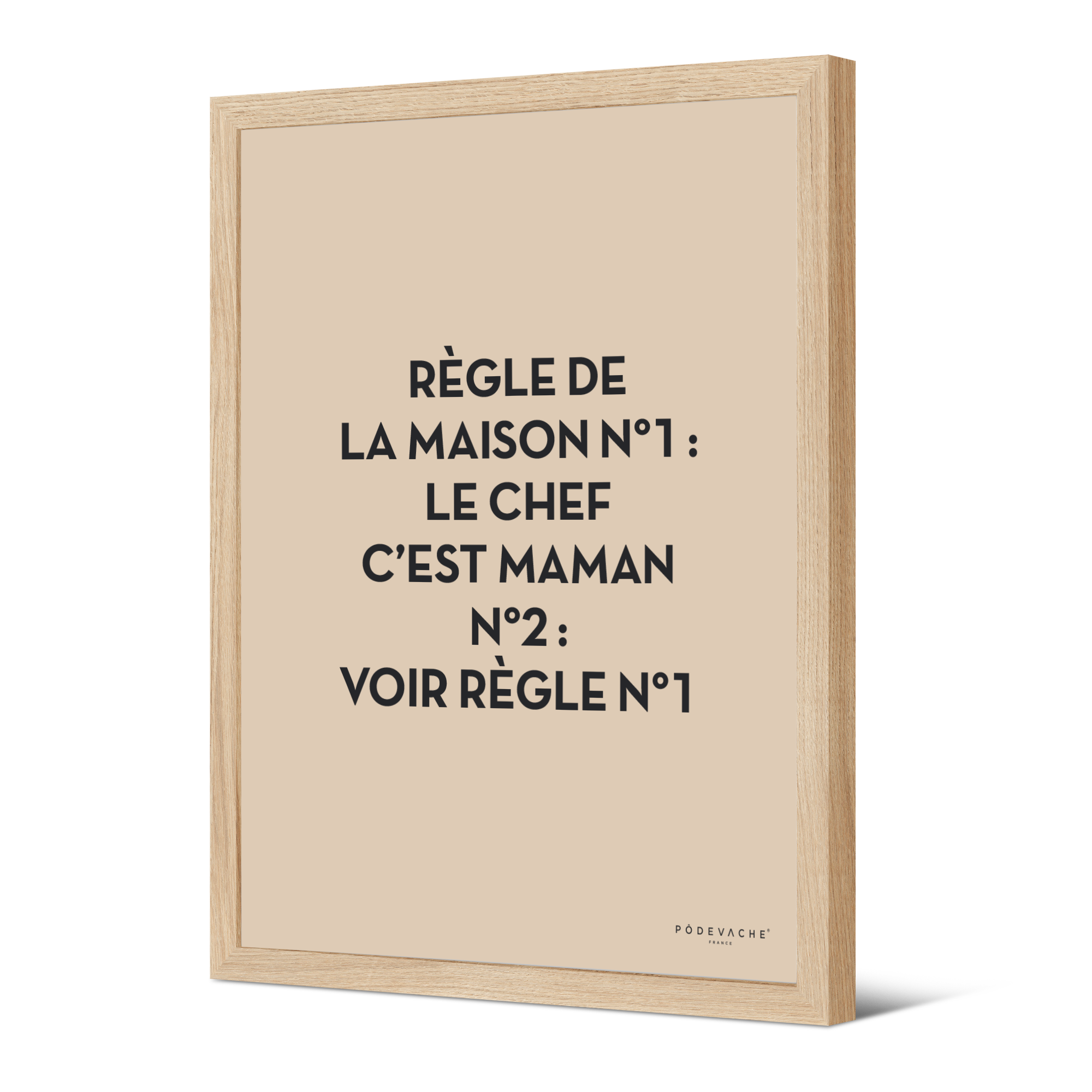 Affiche ou affiche encadrée Règles