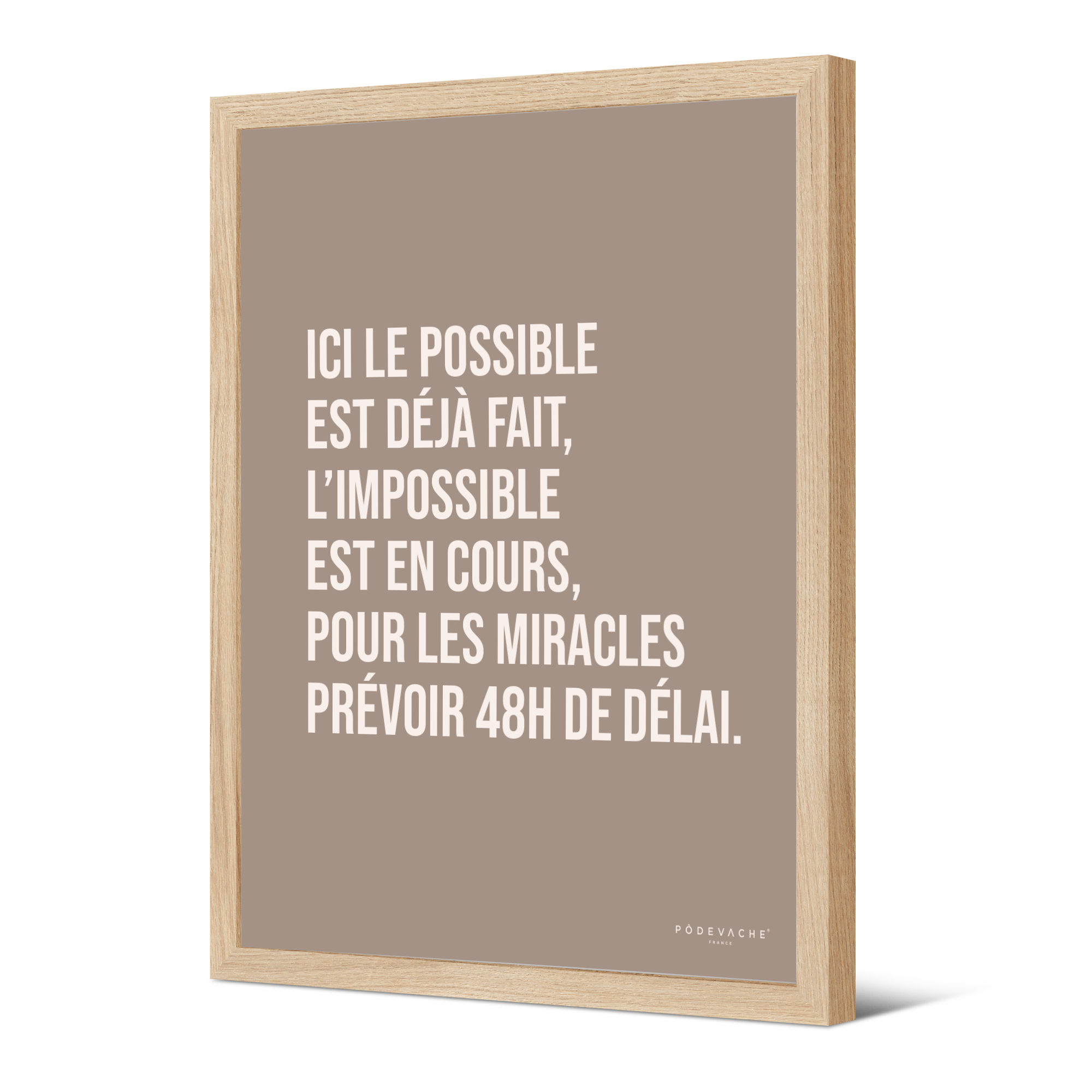 Affiche ou affiche encadrée Miracles