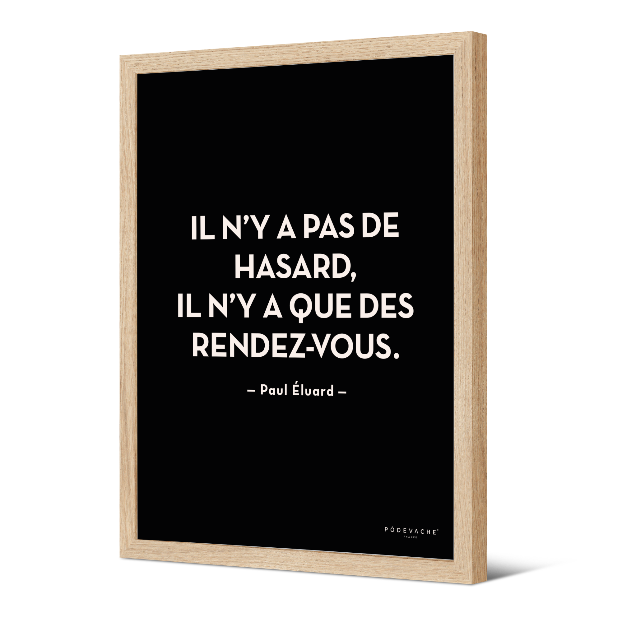 Affiche ou affiche encadrée Hasard