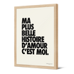 Affiche ou affiche encadrée Plus Belle Histoire
