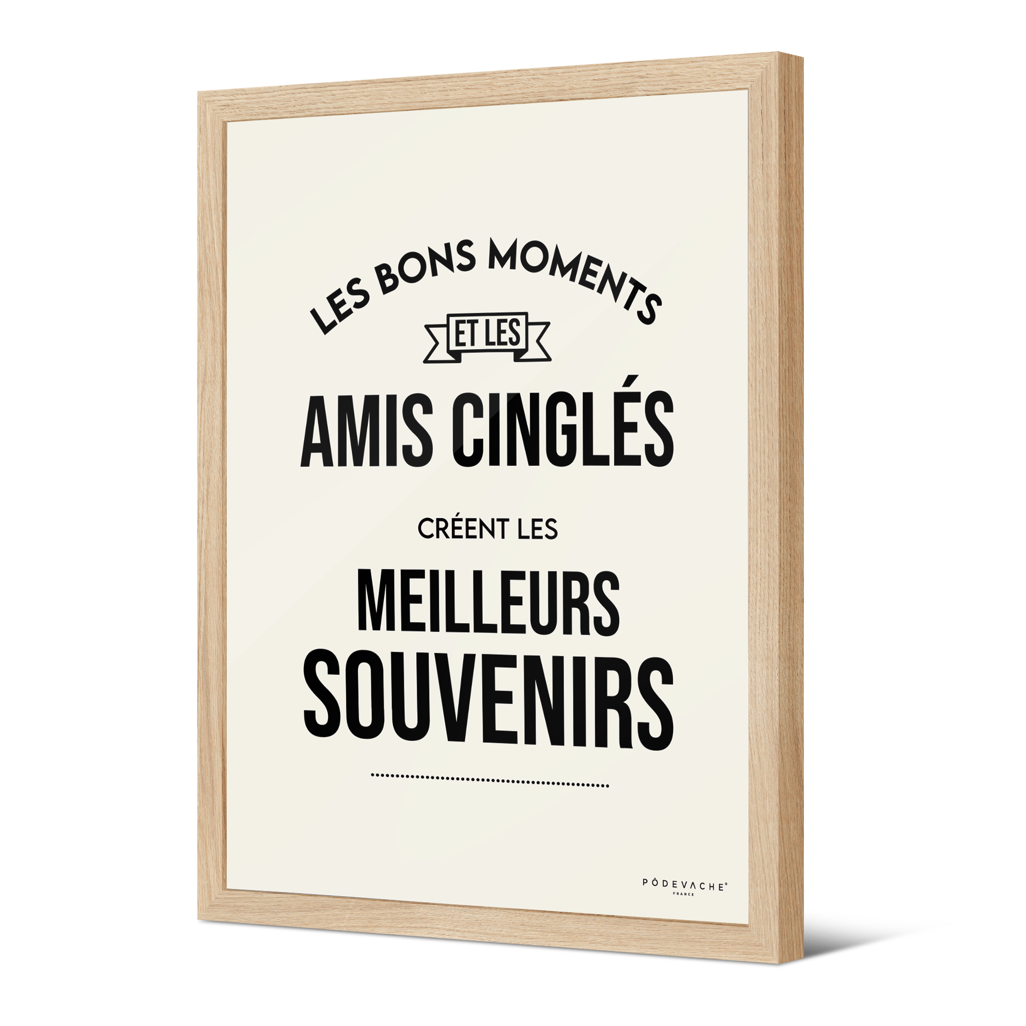 Affiche ou affiche encadrée Amis Cinglés