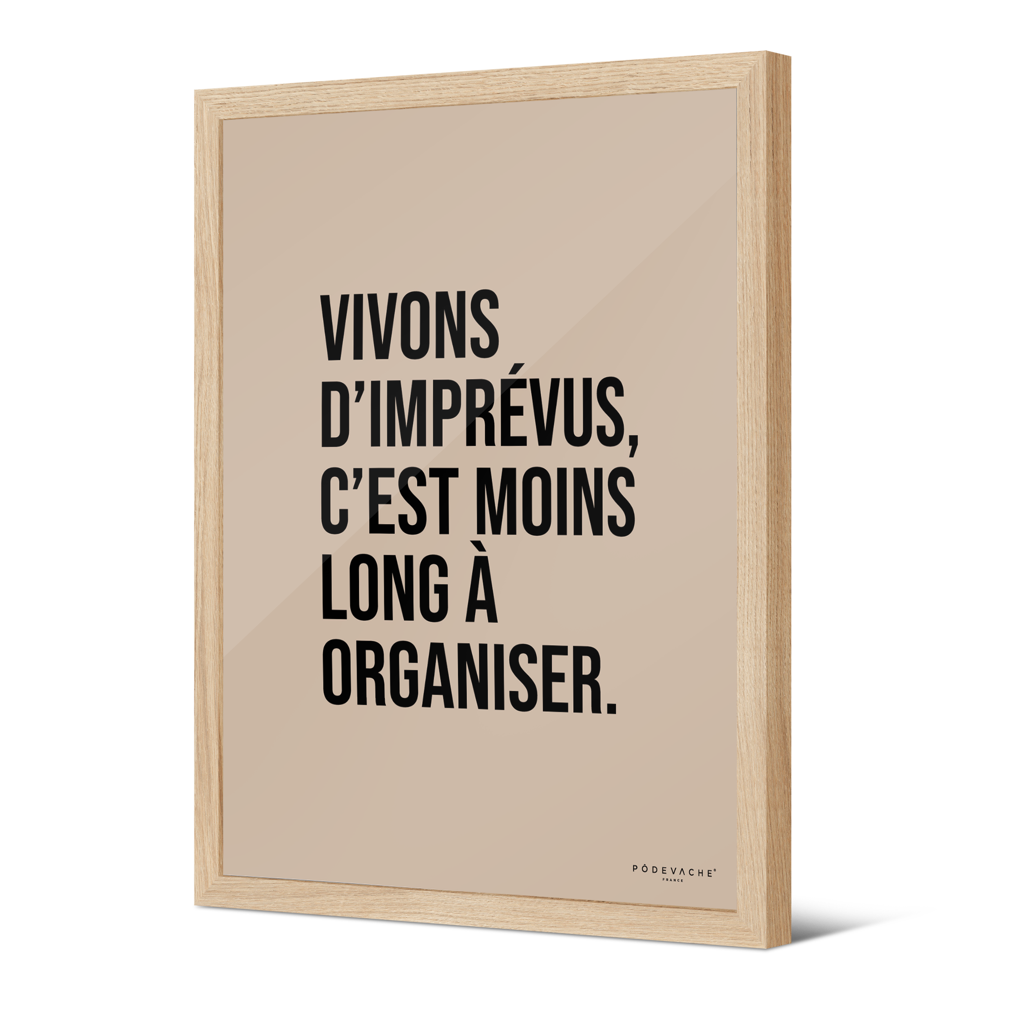 Affiche ou affiche encadrée Imprévus