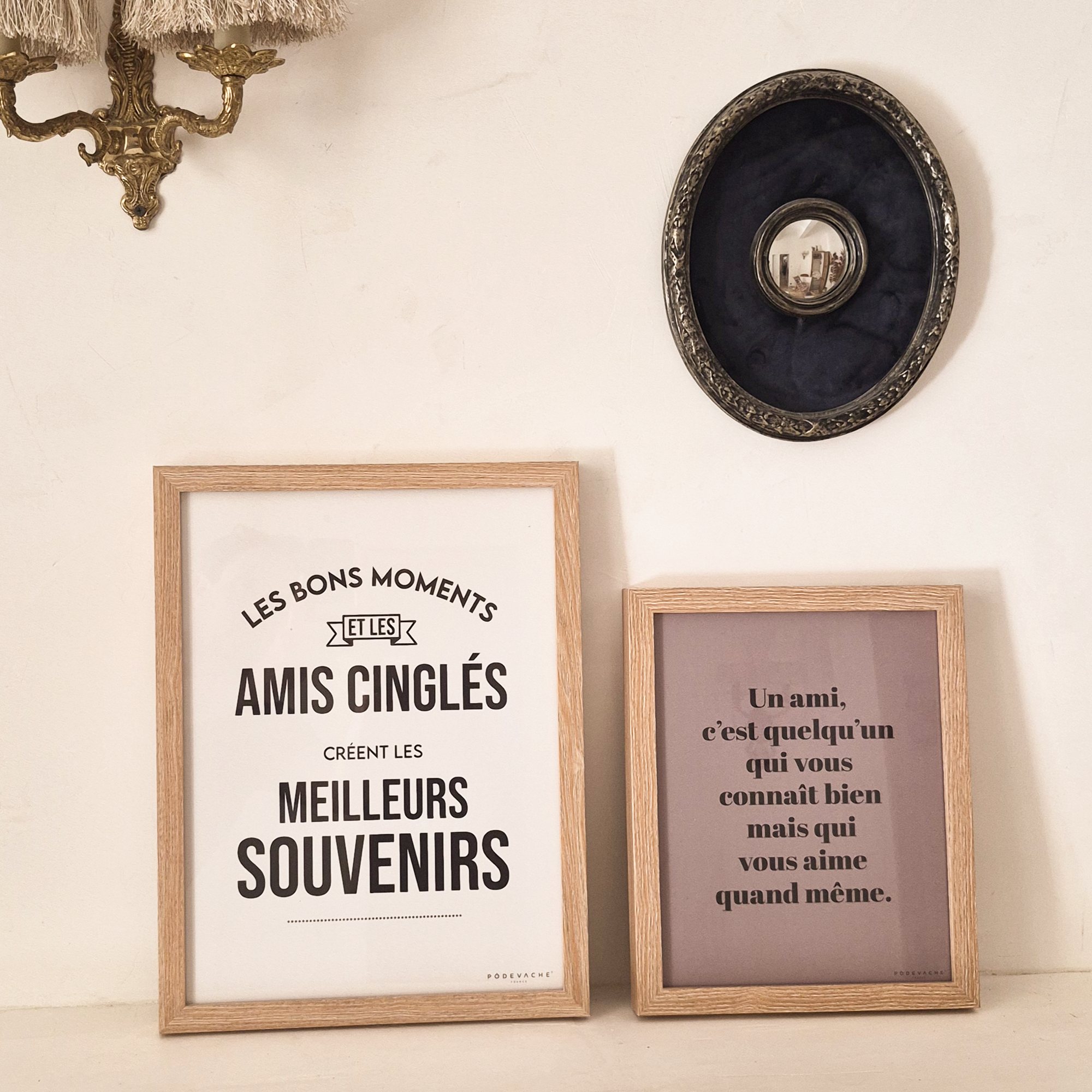 Affiche ou affiche encadrée Ami Aime Quand Même