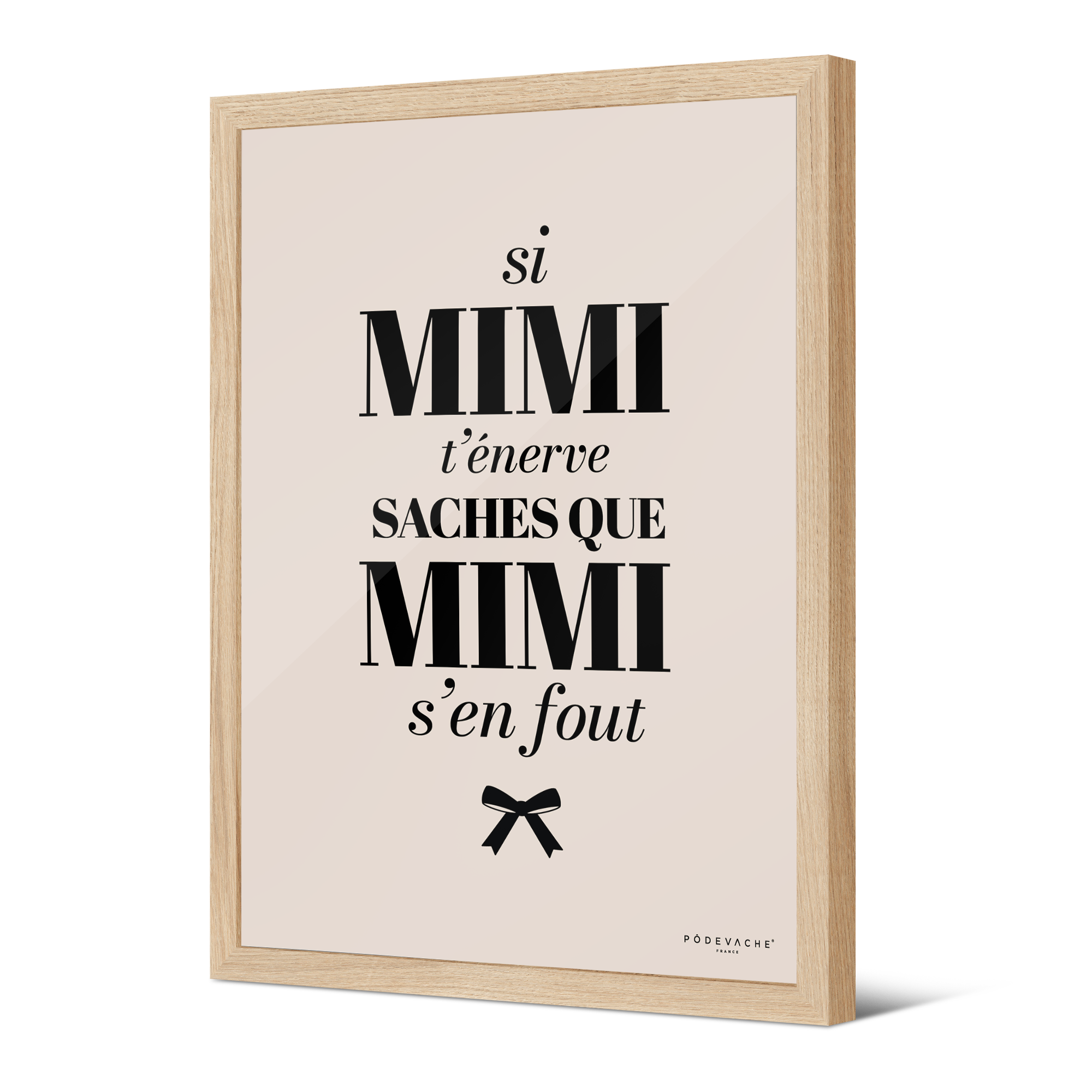 Affiche ou affiche encadrée Mimi Enerve