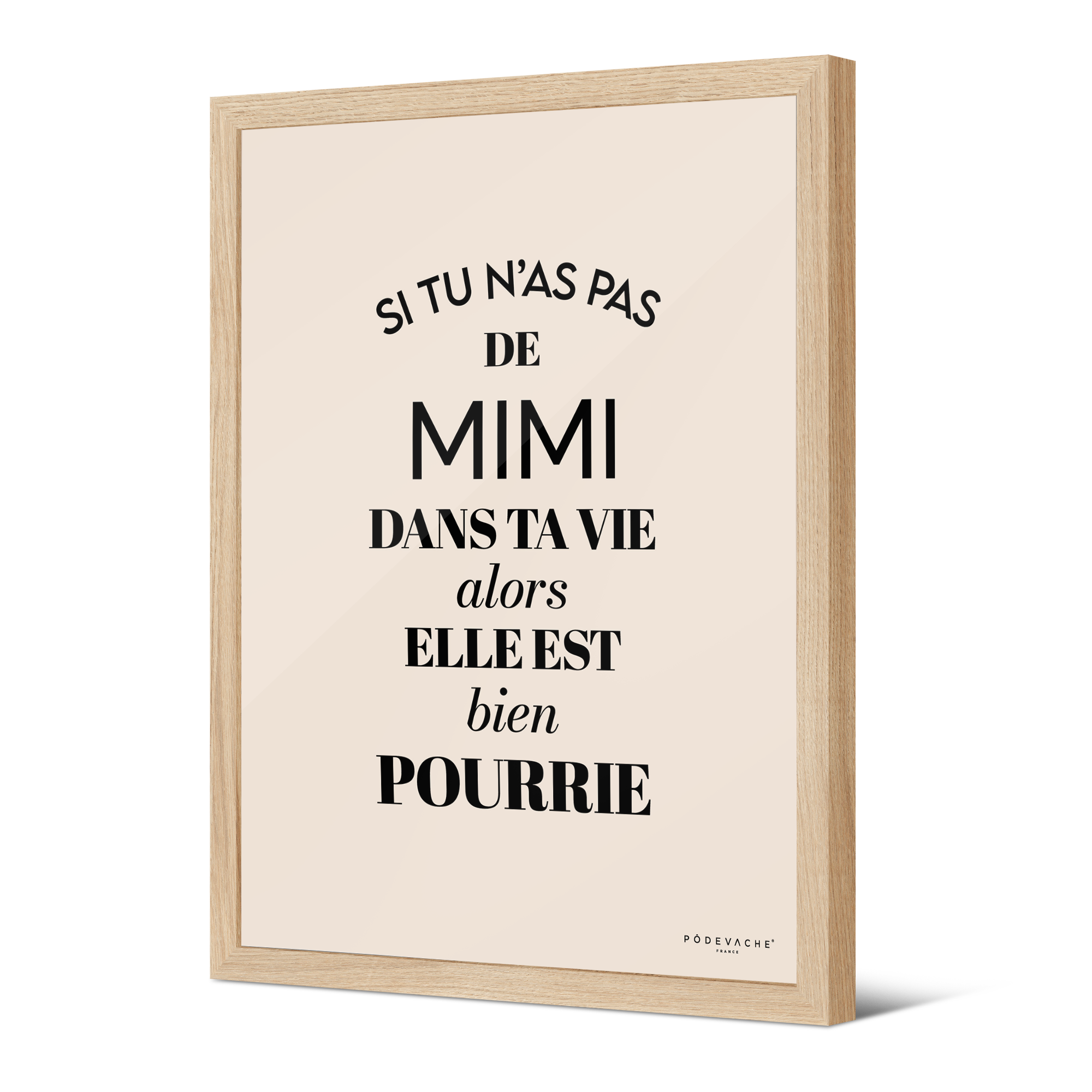 Affiche ou affiche encadrée Mimi Vie