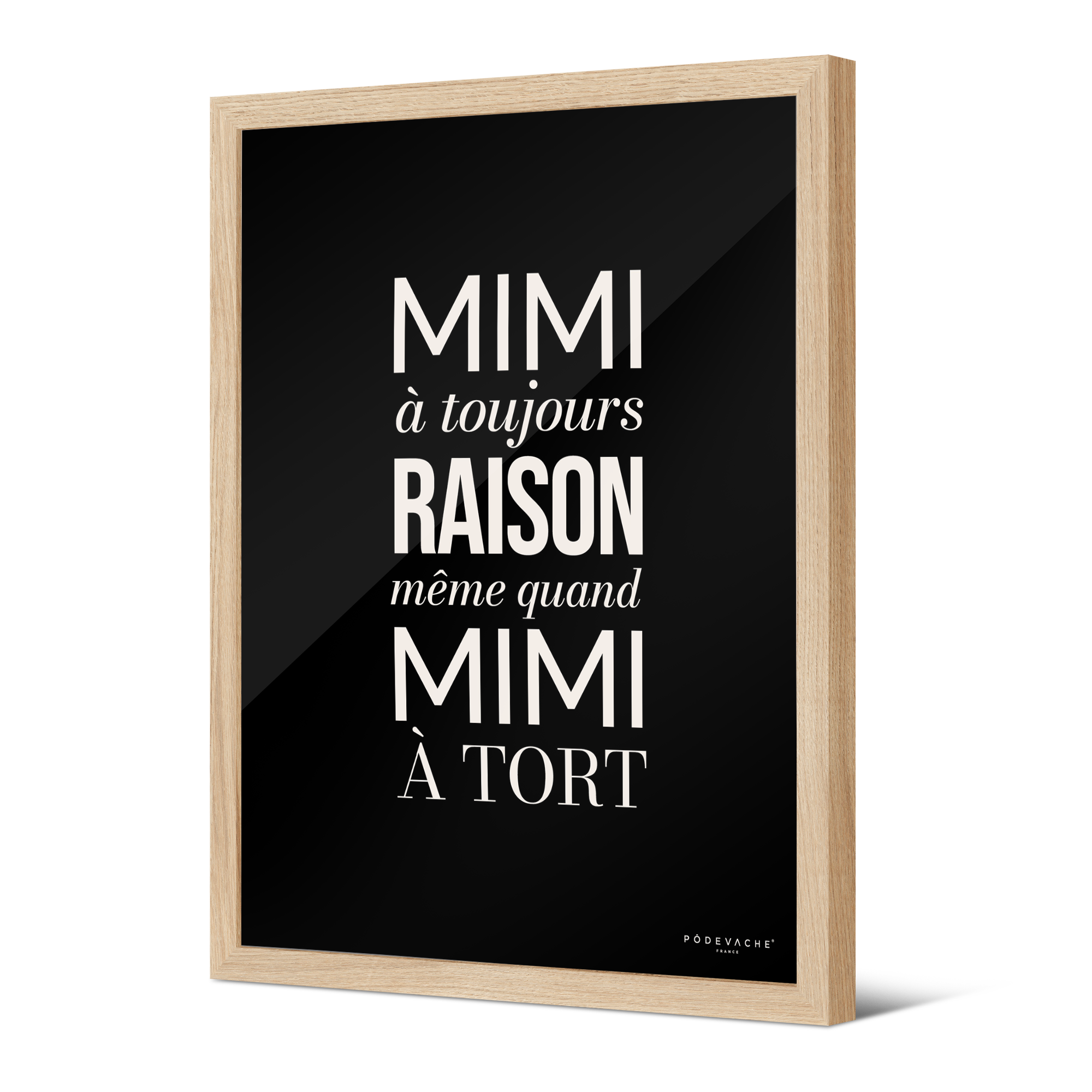 Affiche ou affiche encadrée Mimi Raison