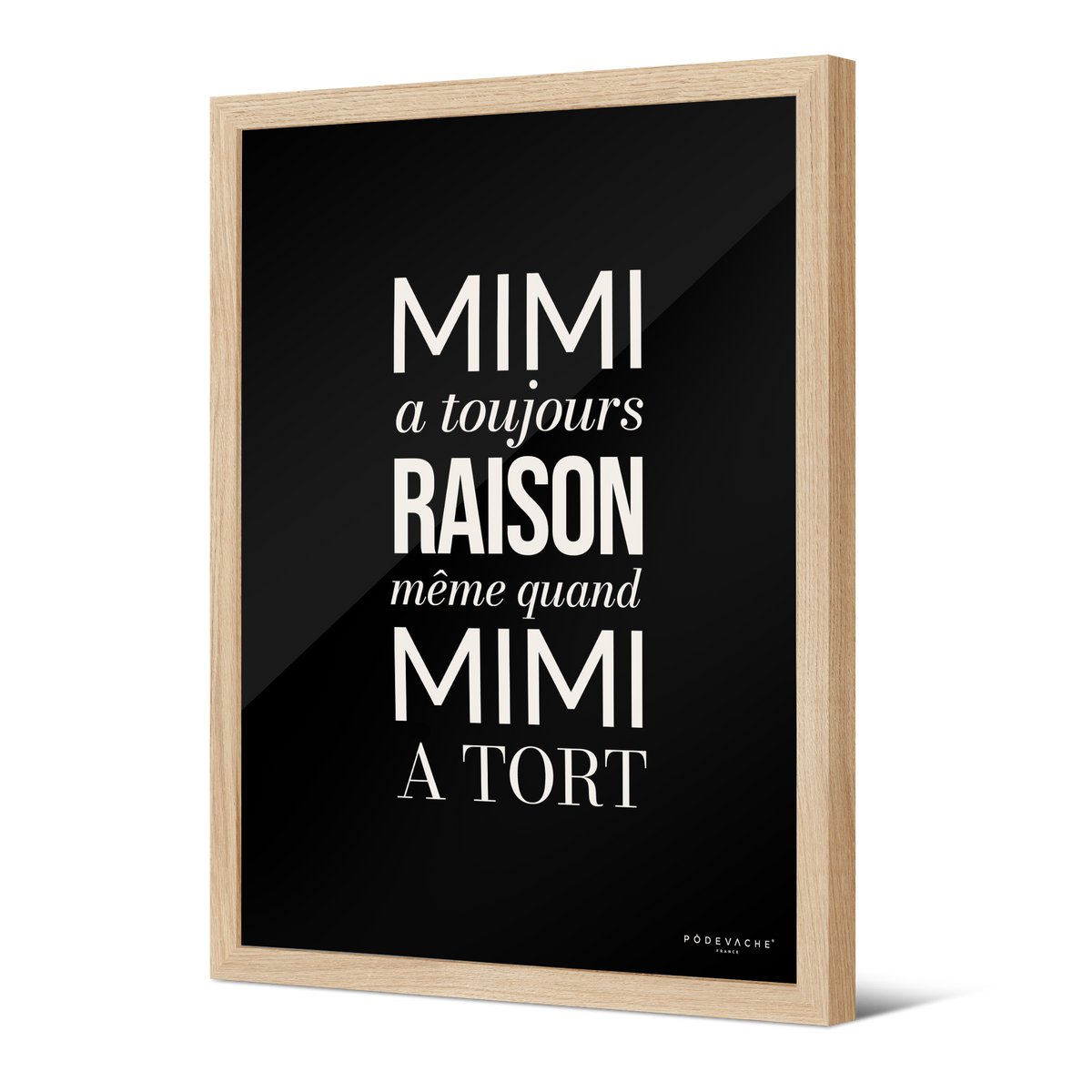Affiche ou affiche encadrée Mimi Raison