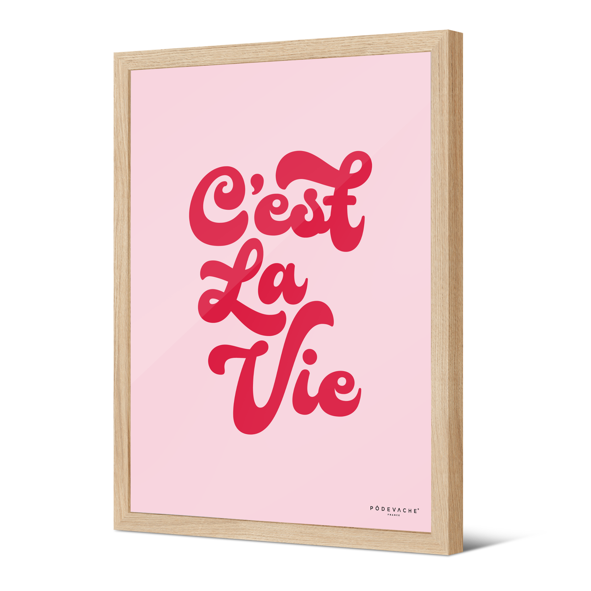 Affiche ou affiche encadrée C'est la Vie
