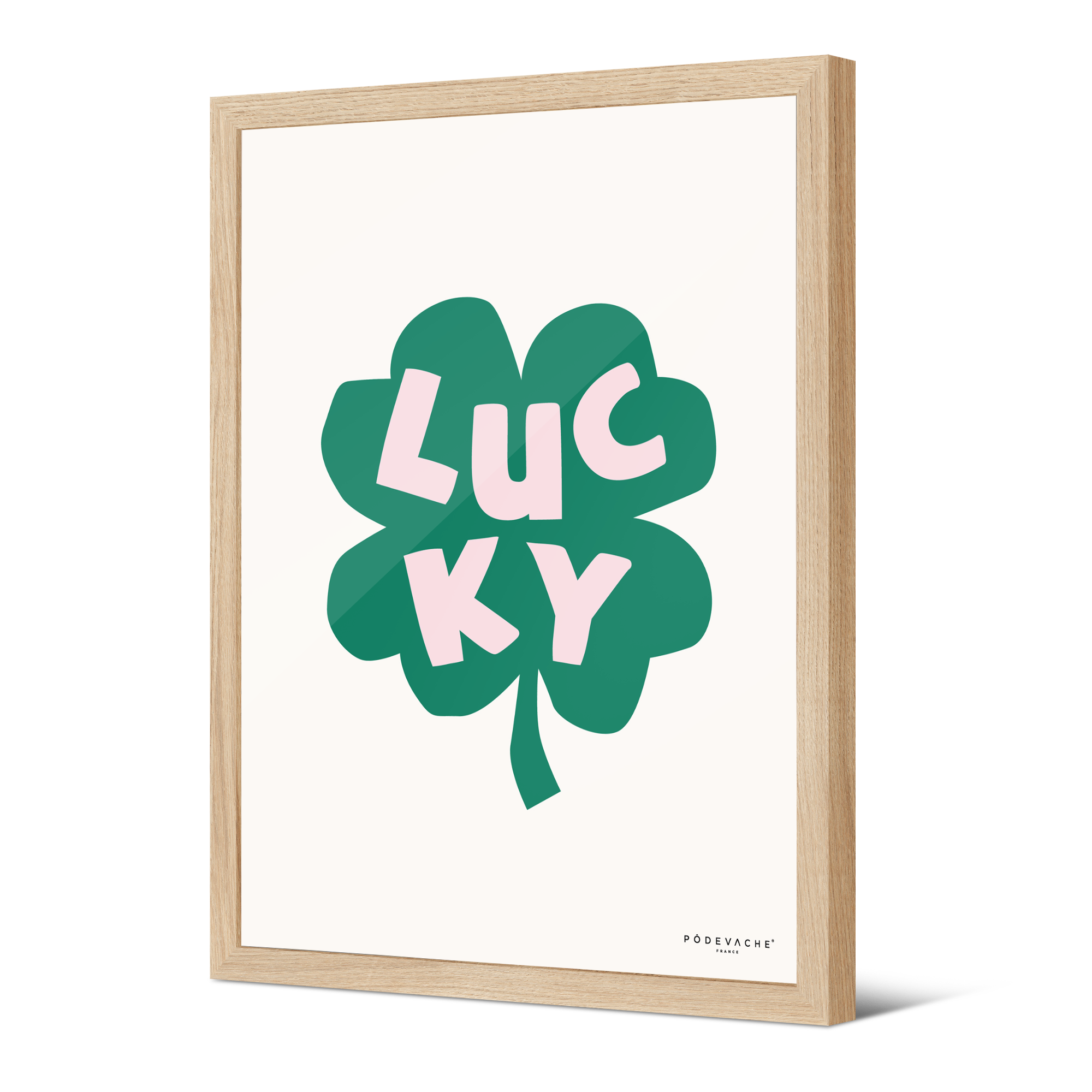 Affiche ou affiche encadrée Lucky