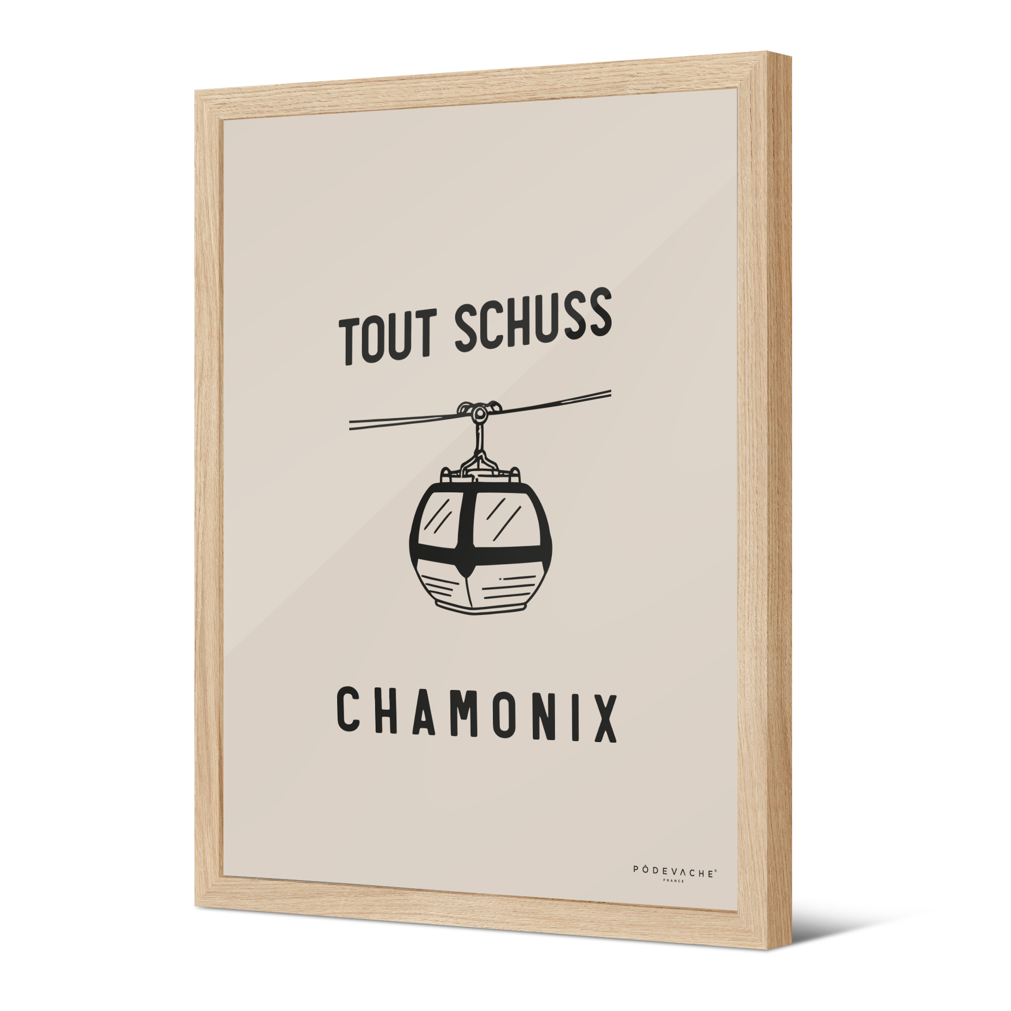 Affiche encadrée personnalisée Tout Schuss