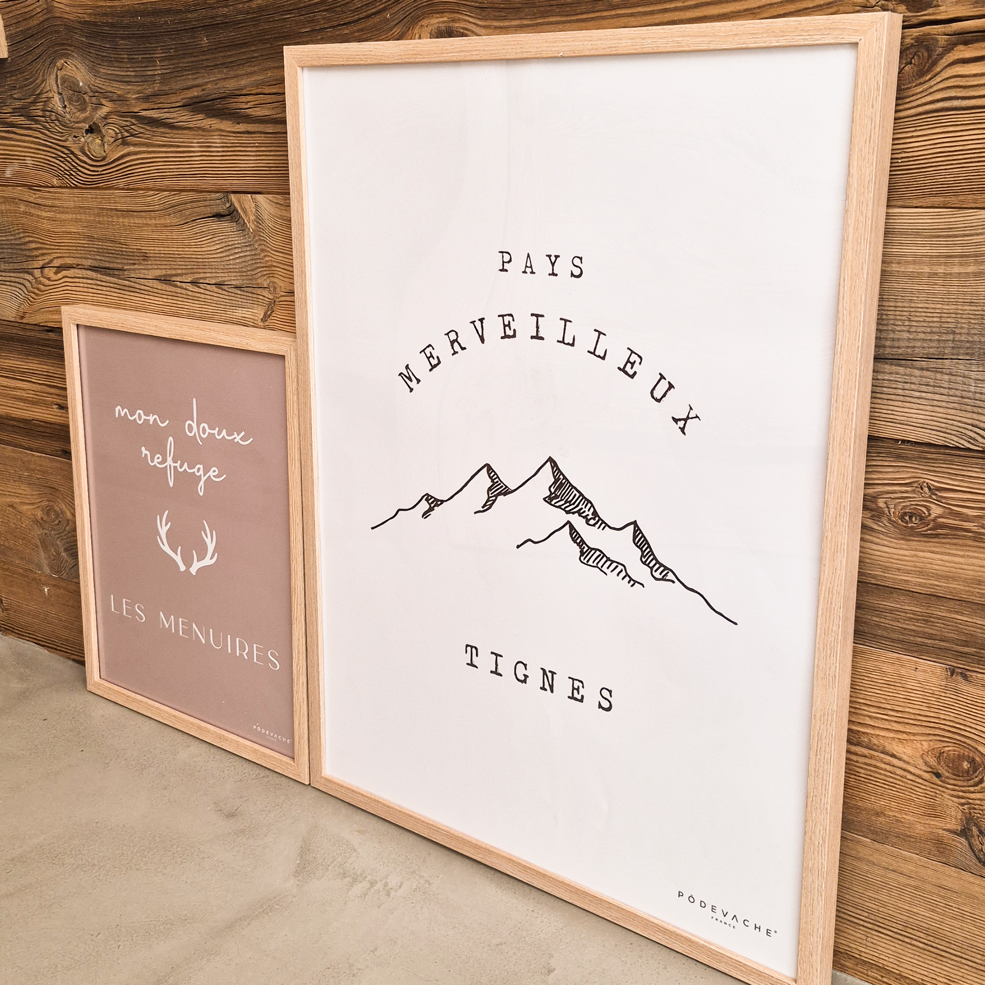 Affiche encadrée personnalisée Pays Merveilleux