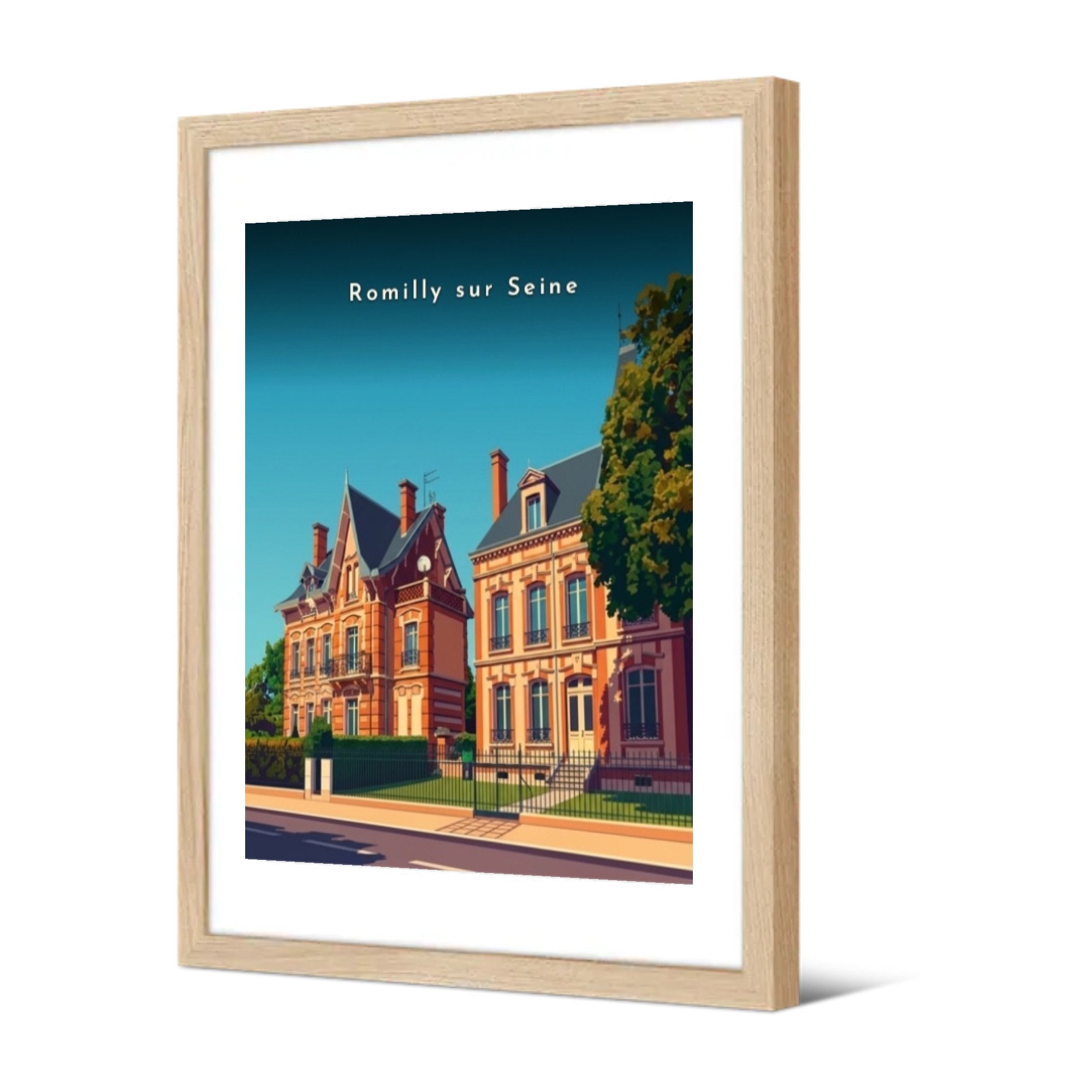 Villas bourgeoises — Pôdevache, encadrée, vue de trois quarts