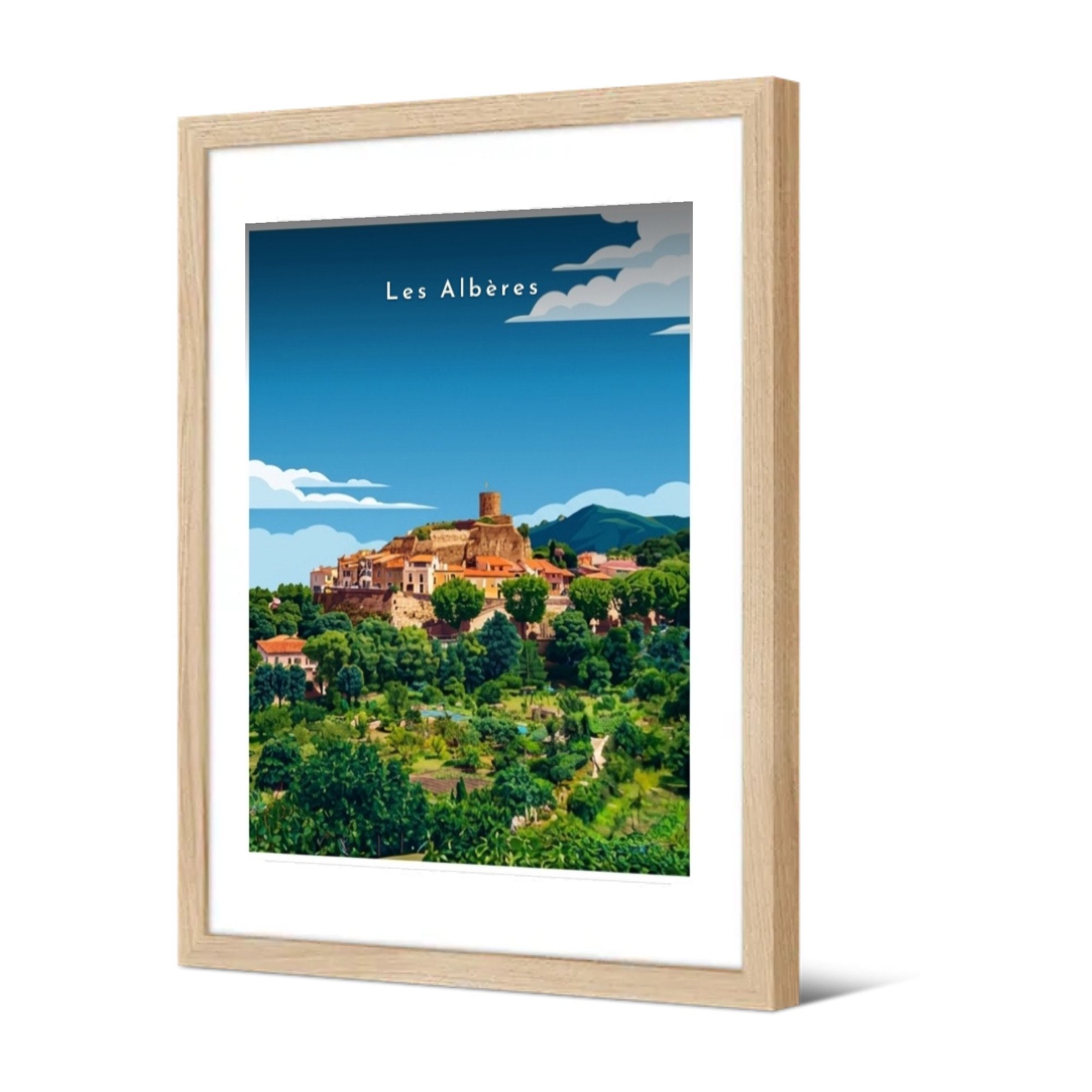 Les Albères — Pôdevache, encadrée, vue de trois quarts