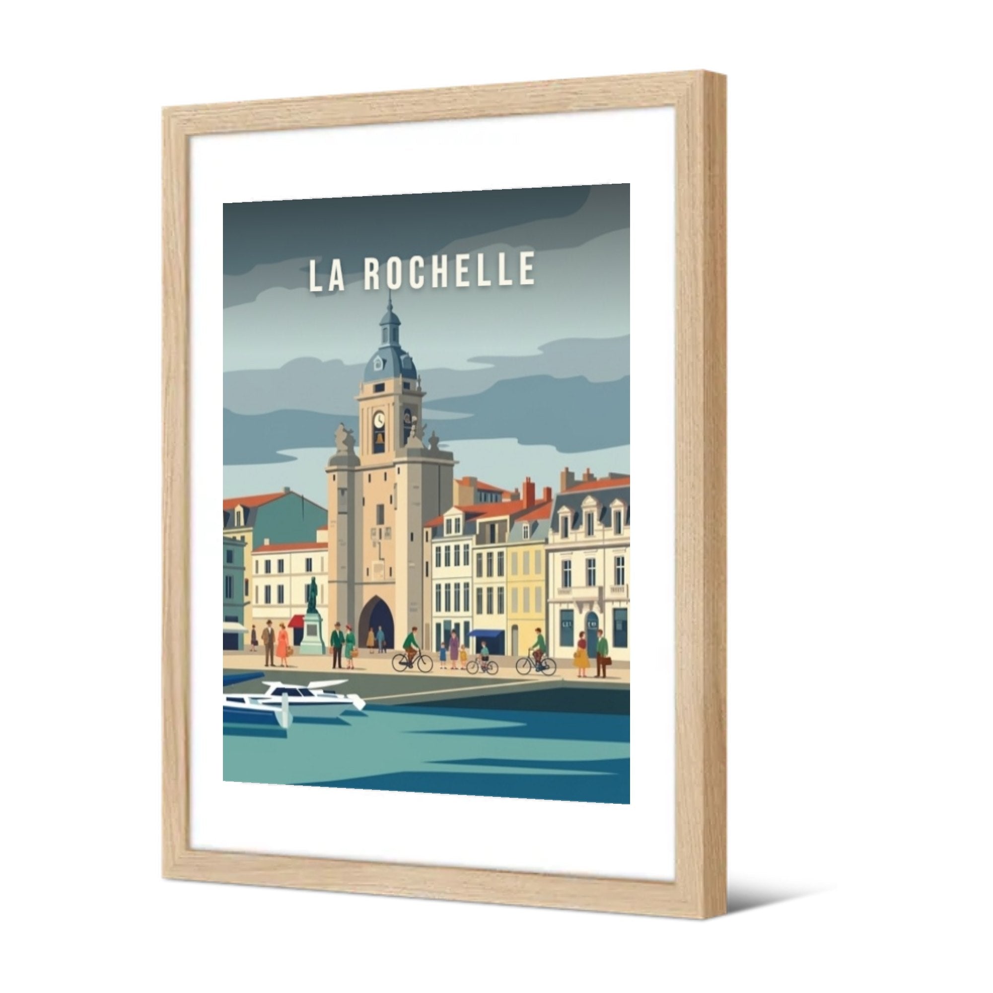 La Grosse Horloge — Pôdevache, encadrée, vue de trois quarts