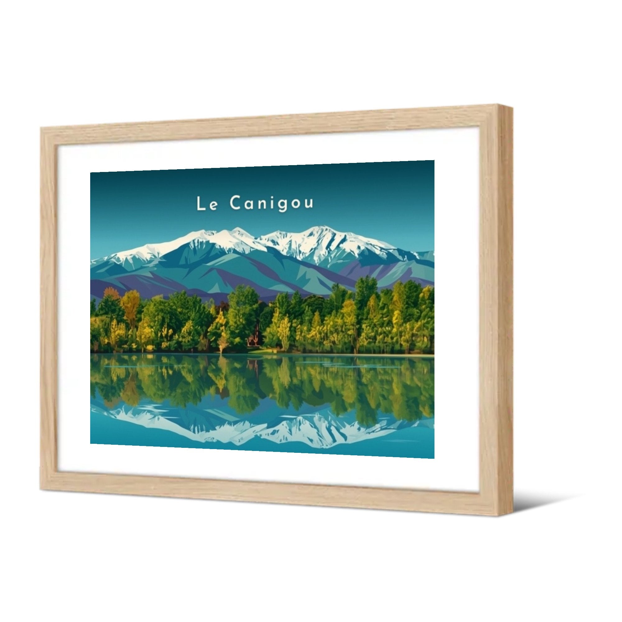 Le Canigou — Pôdevache, encadrée, vue de trois quarts