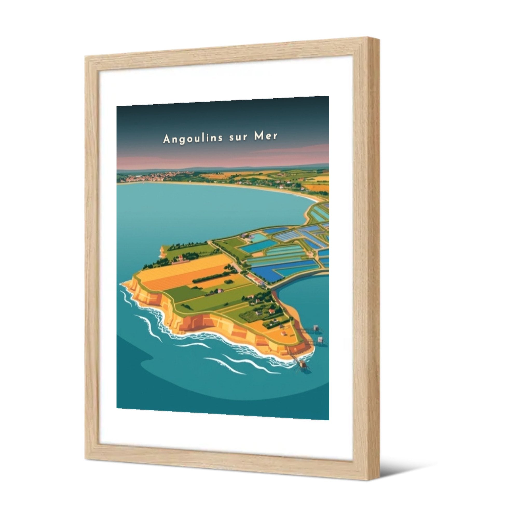 Angoulins sur Mer — Pôdevache, encadrée, vue de trois quarts